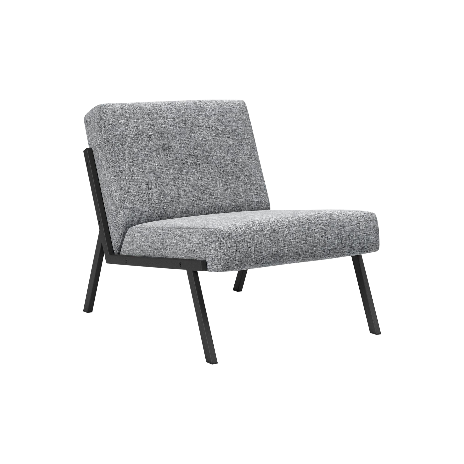 INNOVATION LIVING Sessel Vikko Bezug Twist Granite 565 Fuß Schwarz