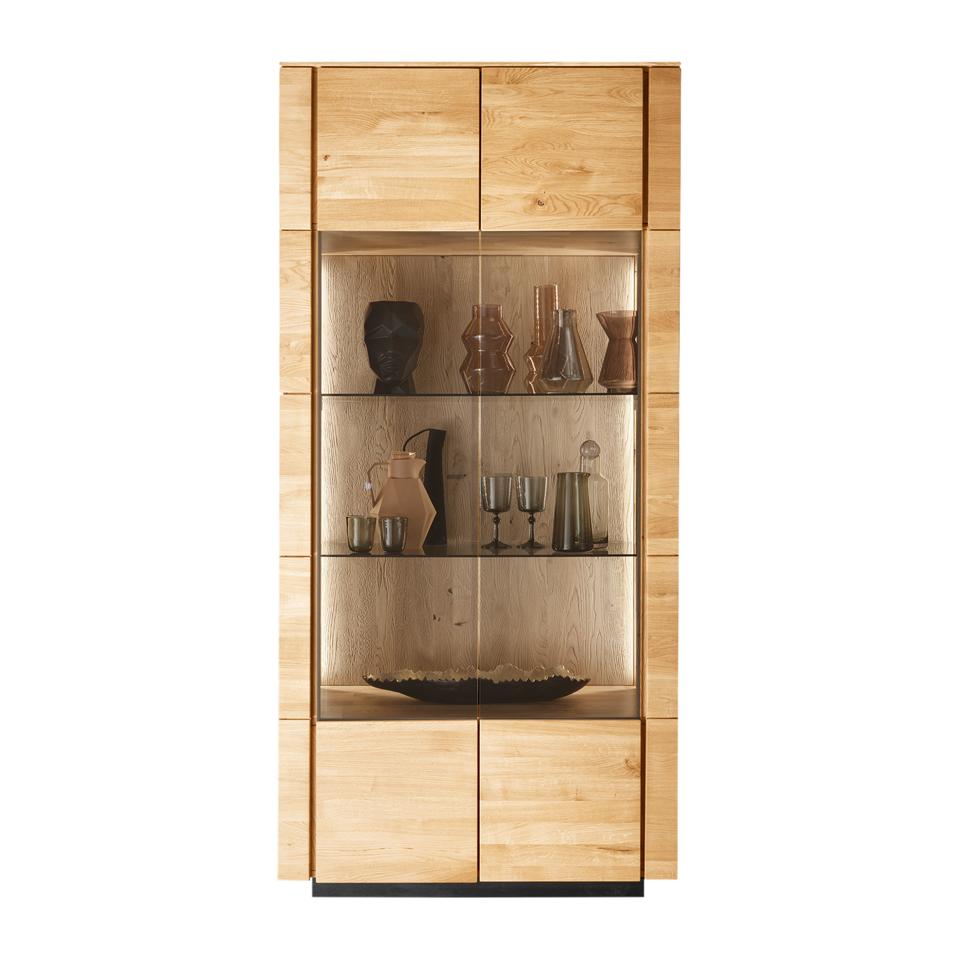 Vitrine Manchester Eichefarben