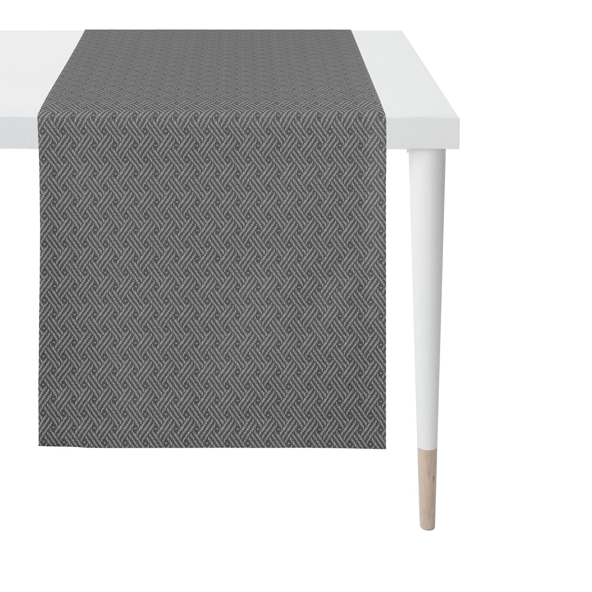 Tischläufer Match Anthrazit 46x140 Tischläufer Match Anthrazit 46x140