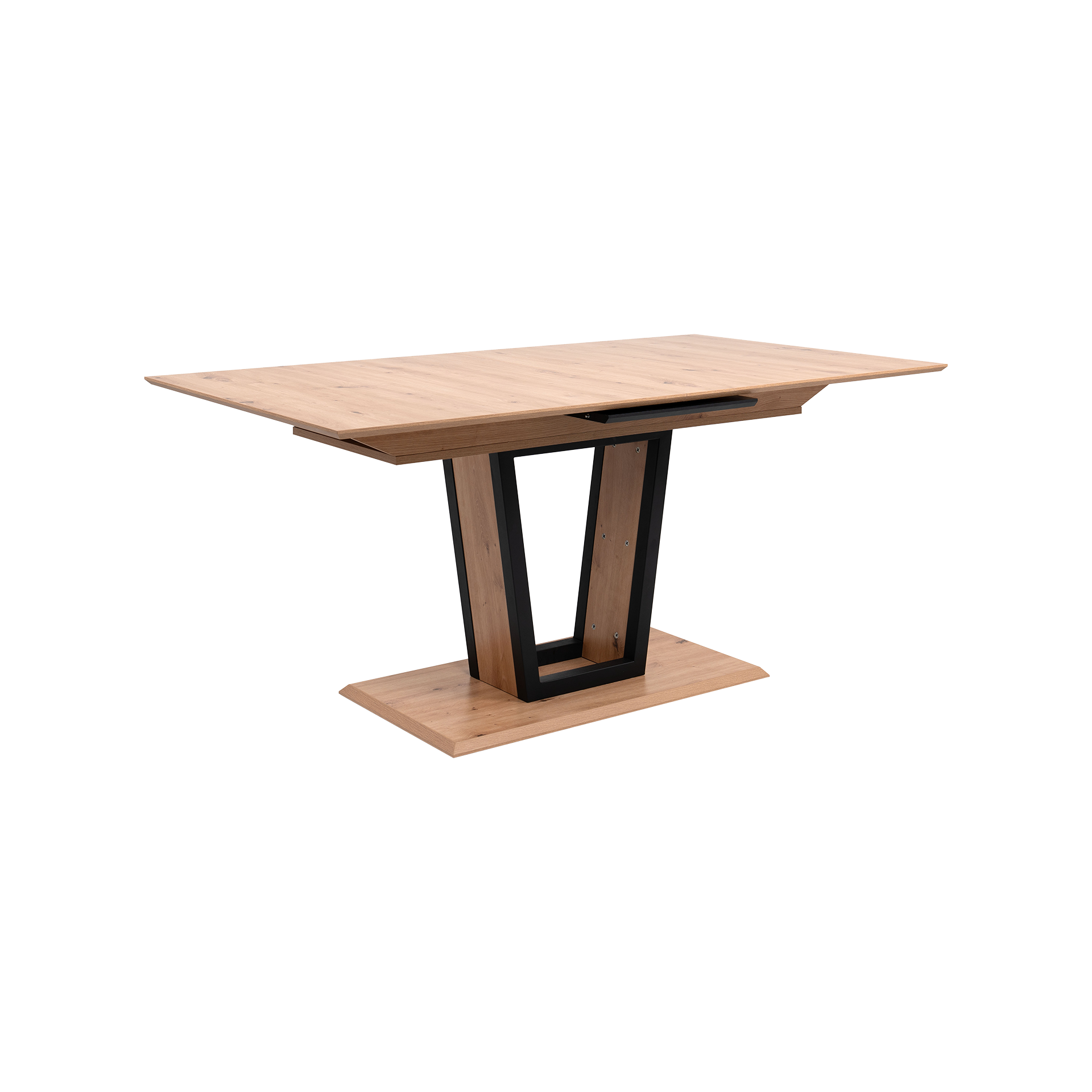 Esstisch mit Auszug Sona Eichefarben 160*90*76