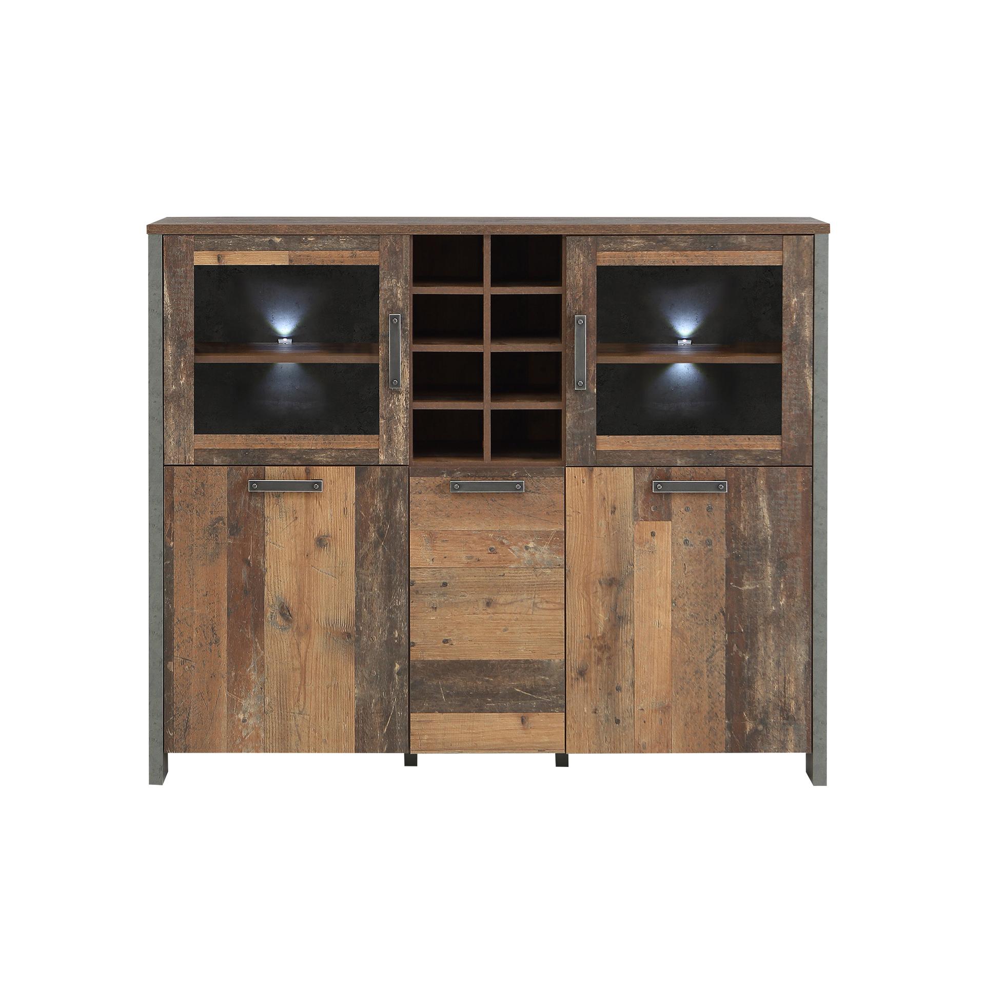 Highboard Clay Holzfarben 41.4*151.3*125.4