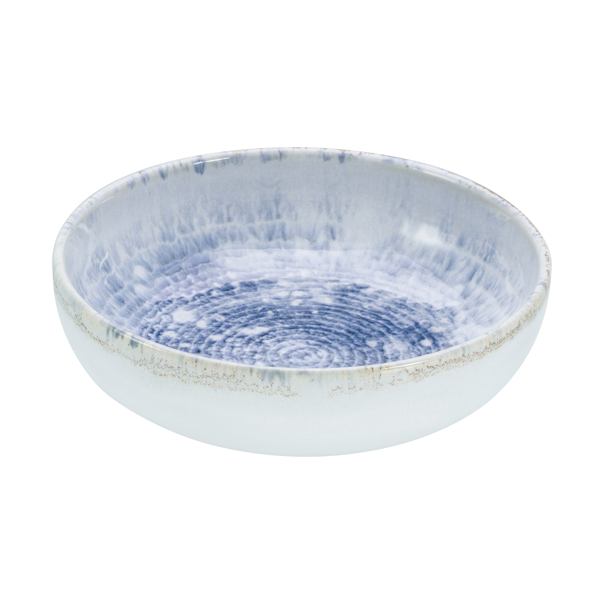 Schale Uno Weiss-Blau