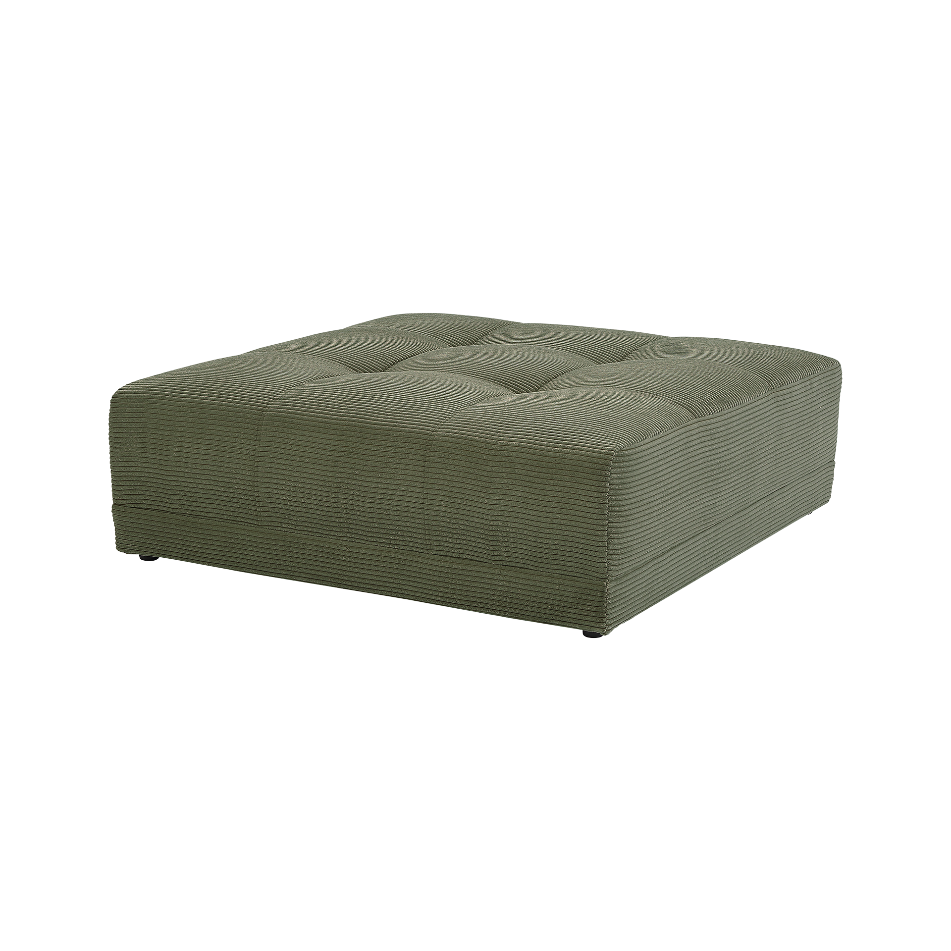 Hocker Janni Bezug Cord Grün