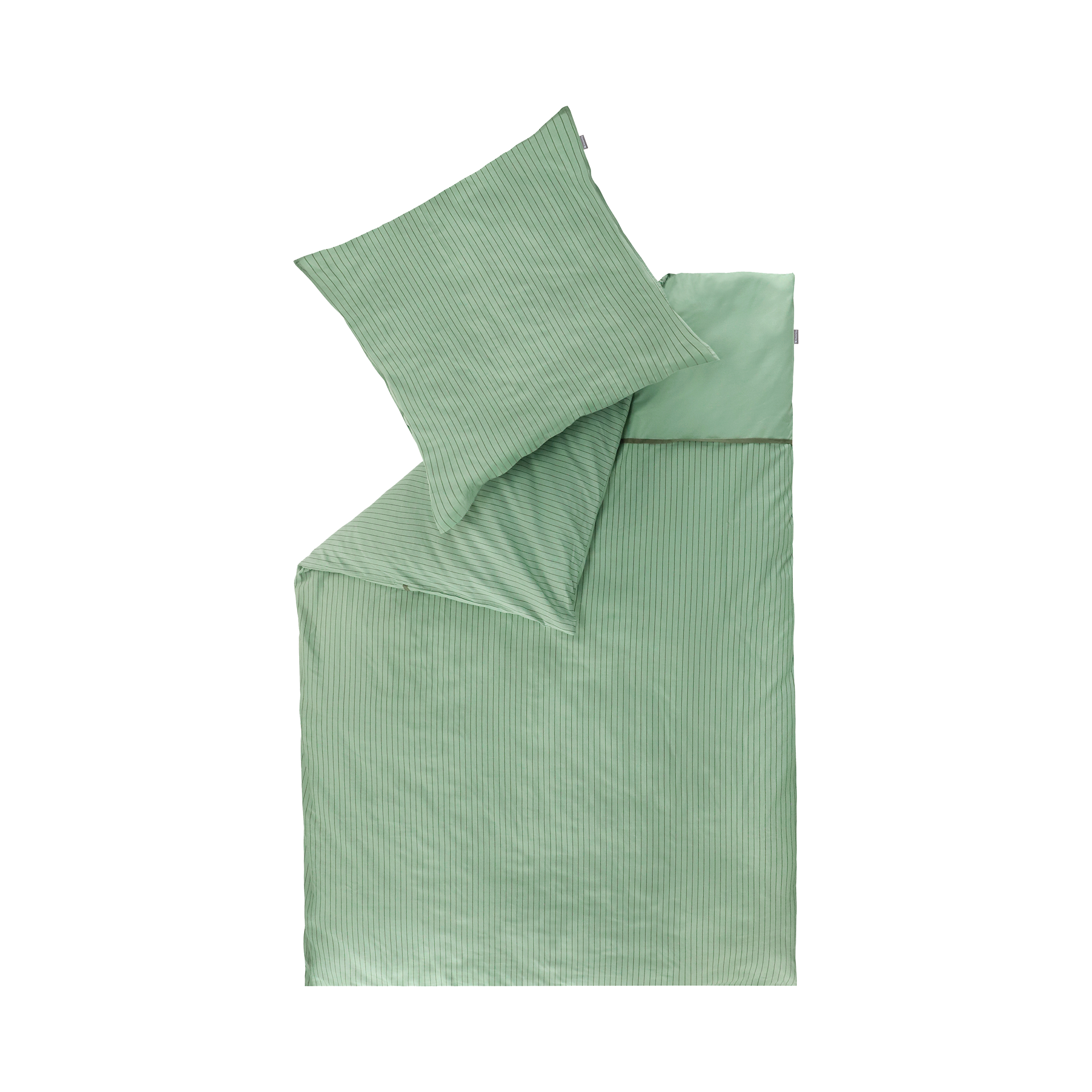 Renforce Bettwäsche Twist Grün 135x200cm Renforce Bettwäsche Twist Grün 135x200cm