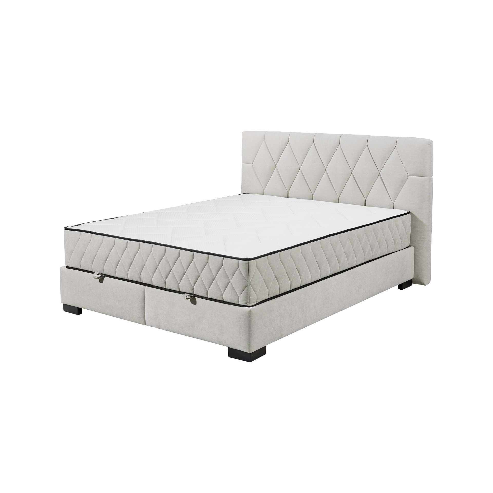 Boxbett Nago B Grau 180x200 cm Liegefläche H2 - mittelfest, bis ca. 80 kg Boxbett Nago B Grau 180x200 cm Liegefläche H2 - mittelfest, bis ca. 80 kg