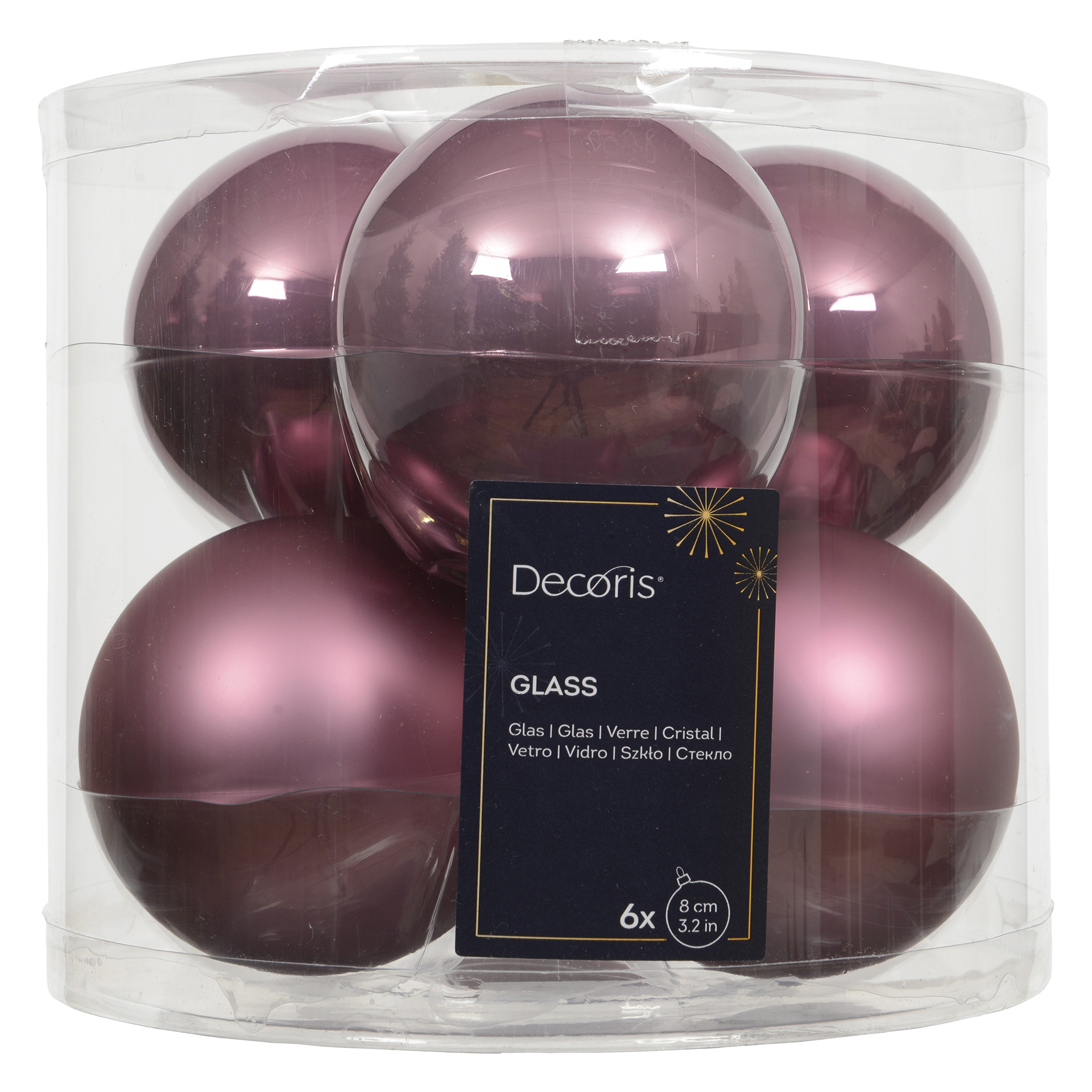 Weihnachtskugeln Candy alt pink Weihnachtskugeln Candy alt pink