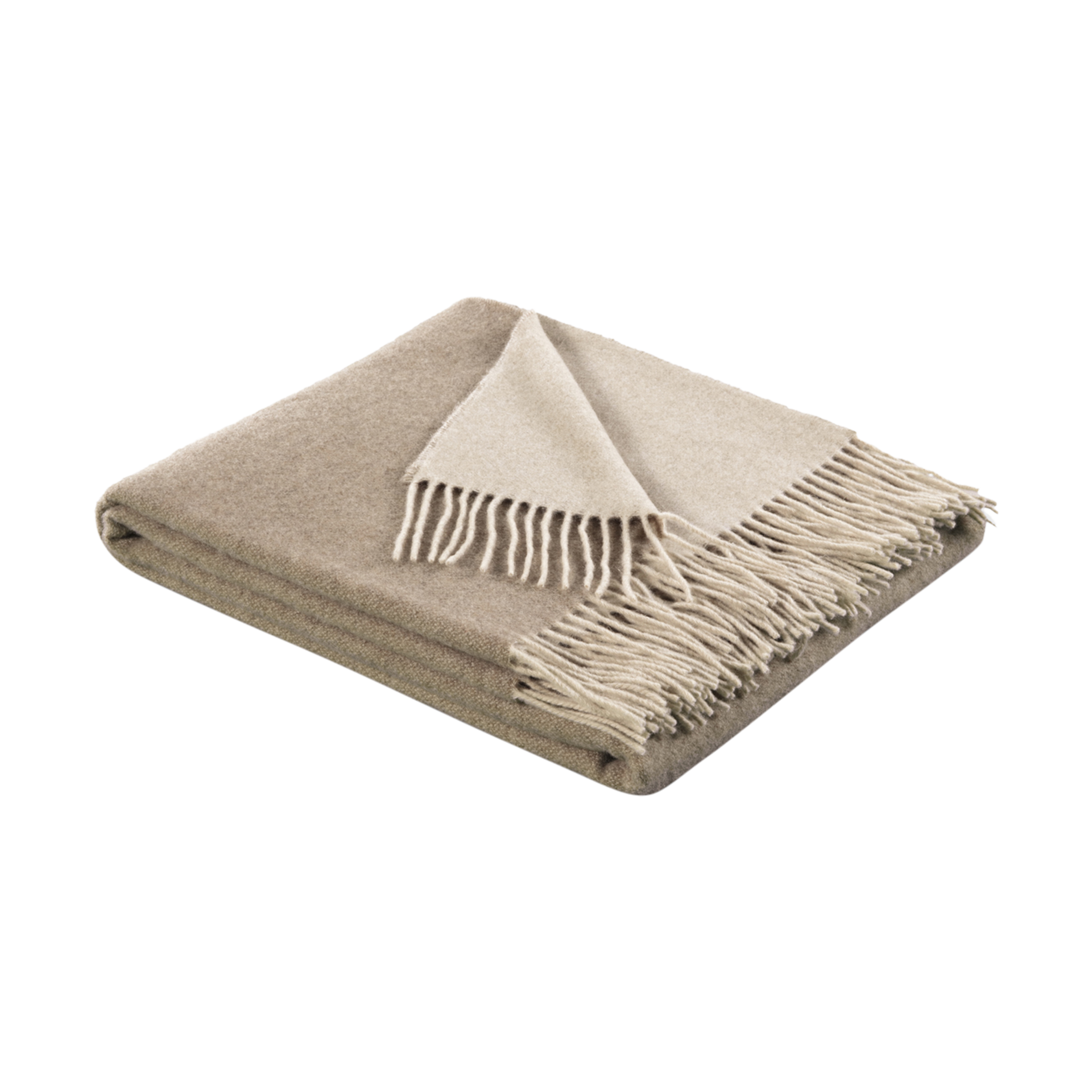 Biederlack Plaid Cashmere natur-sand cm Biederlack Plaid Cashmere natur-sand cm