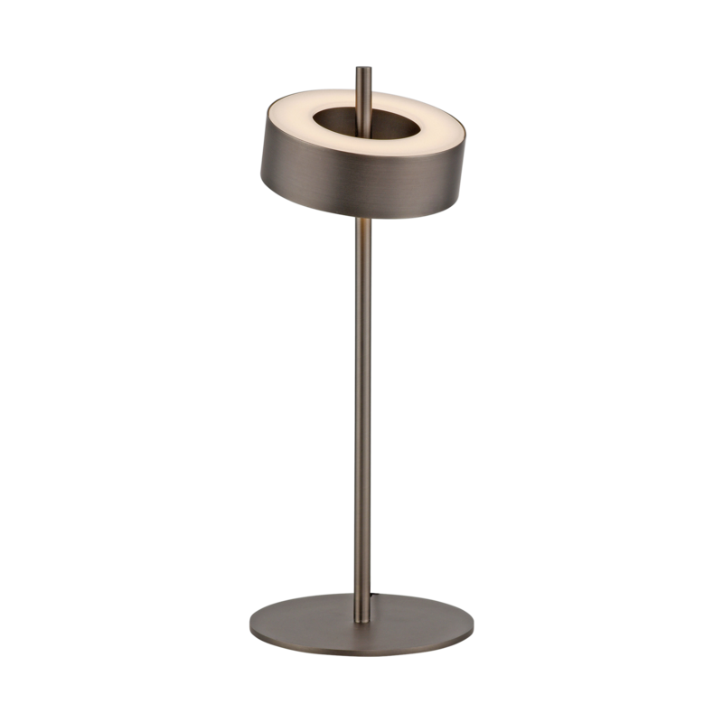 Tischleuchte Q-Rotate Mocca