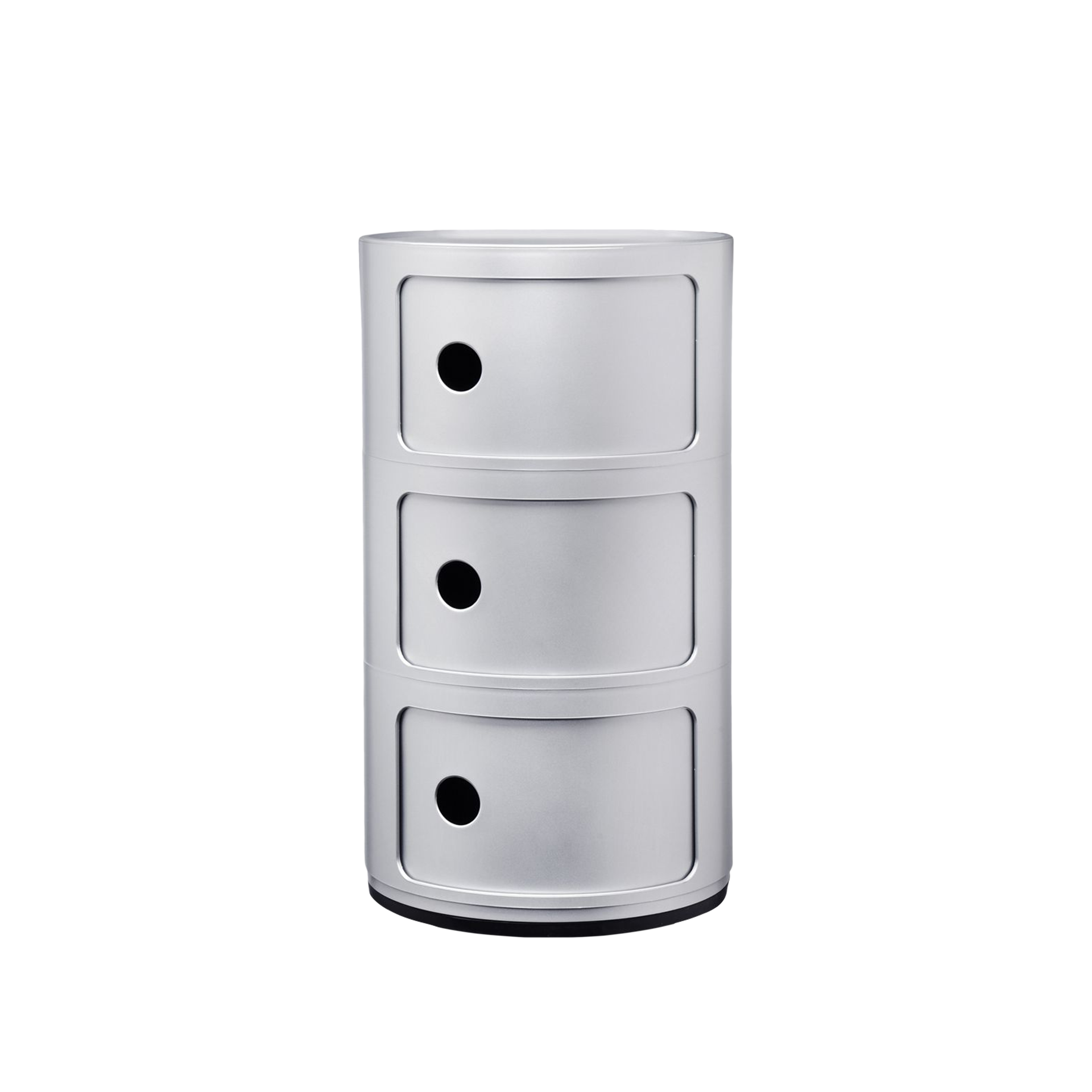 Kartell® Container Componibili Recycled Silber matt Kartell® Container Componibili Recycled Silber matt