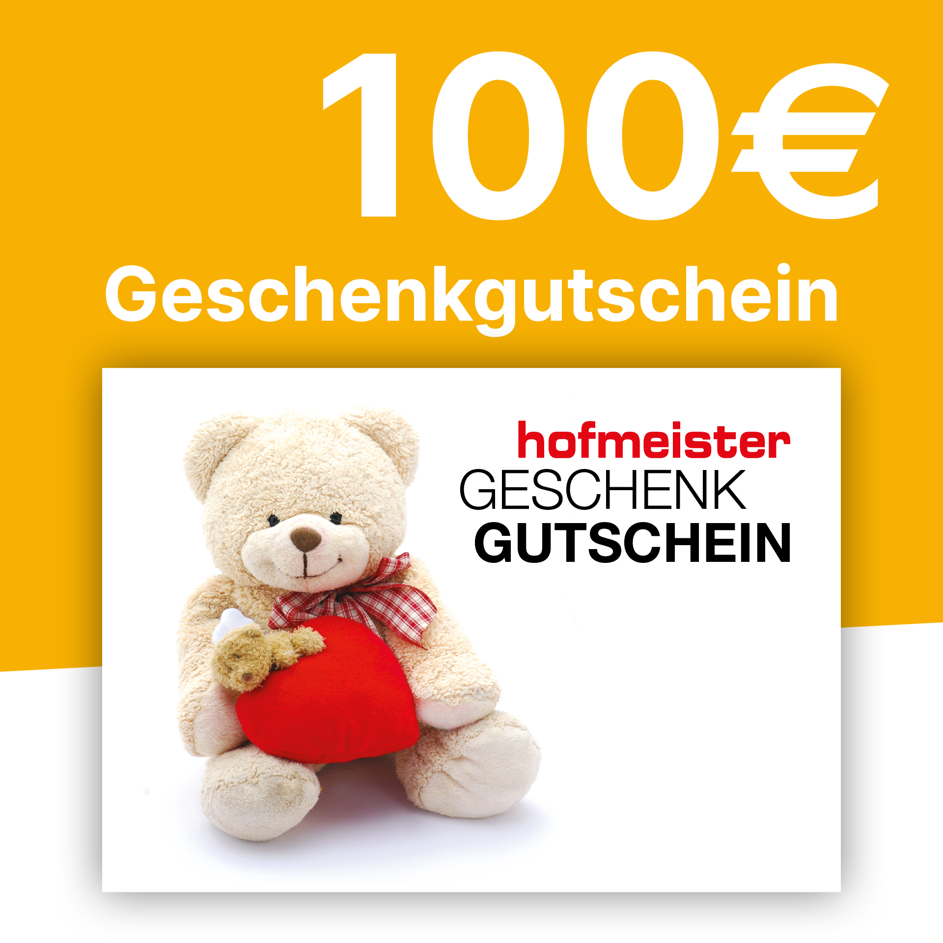 Gutschein 100,- € Gutschein 100,- €