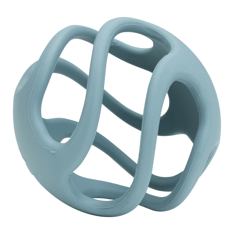 Beißring Ball aus Silikon Ø 9,5cm 3-teilig Sea Green