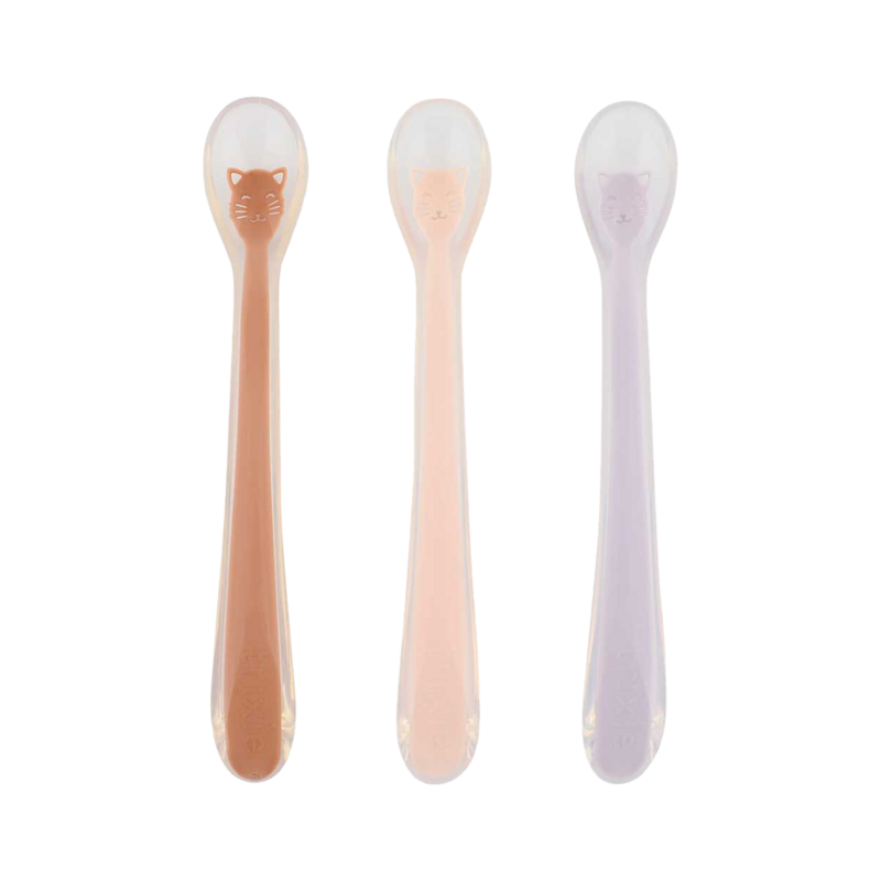 Babygeschirr Esslöffel für Babys 3-pack Mehrfarbig