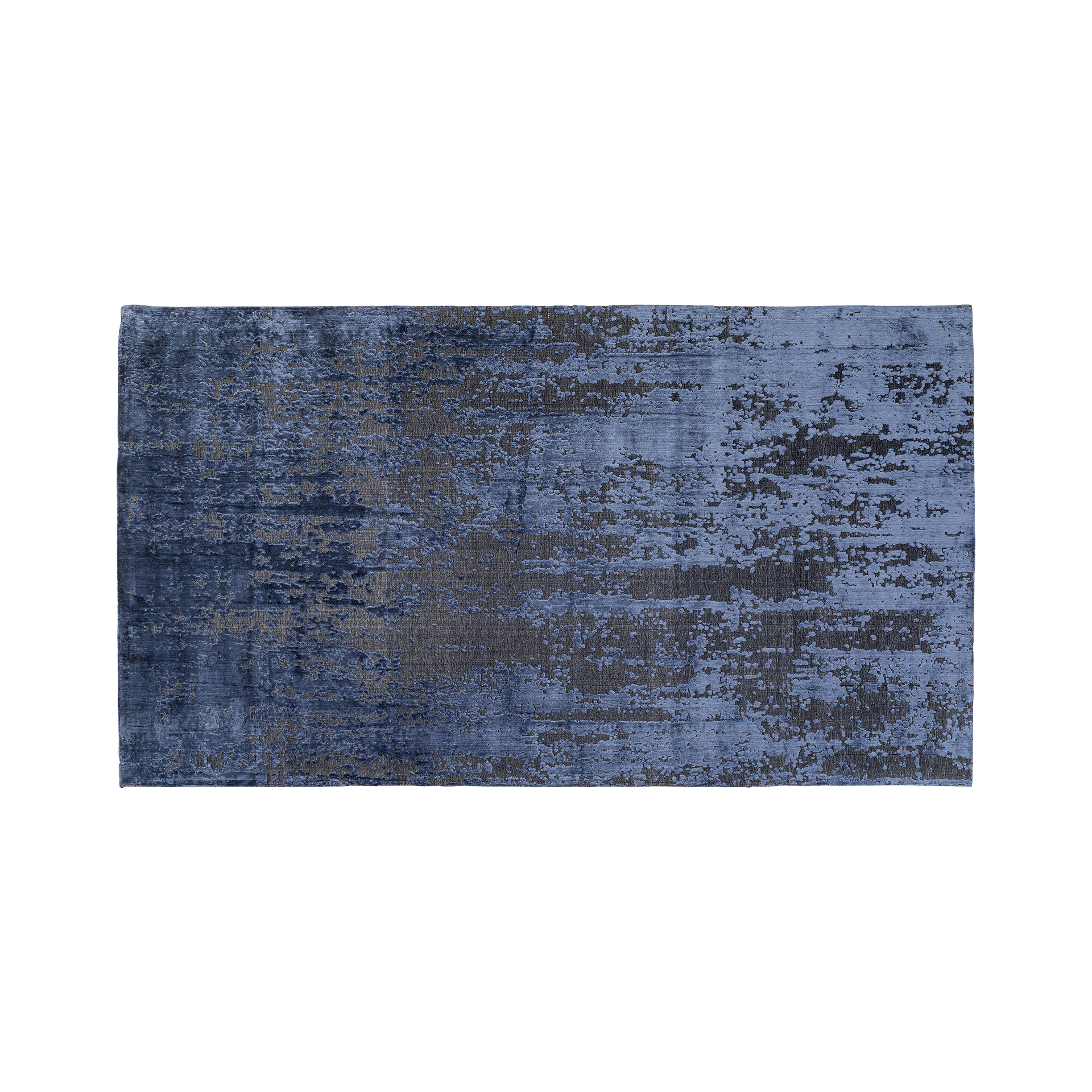 Kare Teppich Silja Blau