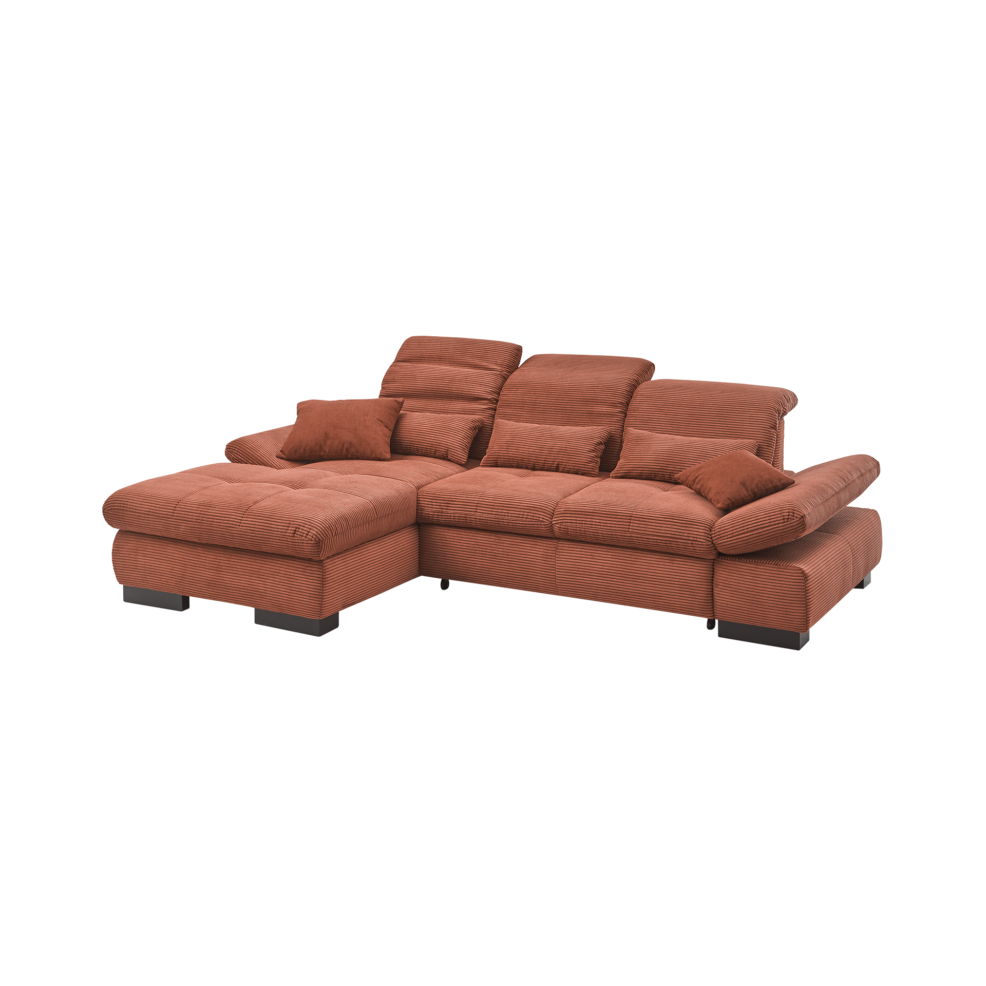 set one by Musterring Ecksofa Cordula Rot Ottomane links set one by Musterring Ecksofa Cordula Rot Ottomane links