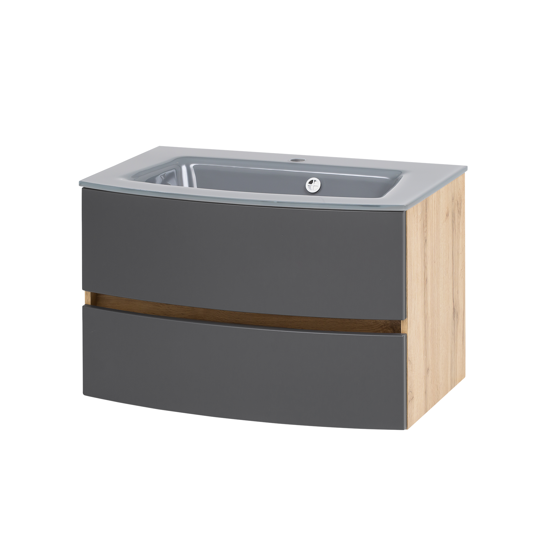 Paul Phillip Waschtisch-Kombination Kolun-G Grau 49*80*53 Paul Phillip Waschtisch-Kombination Kolun-G Grau 49*80*53