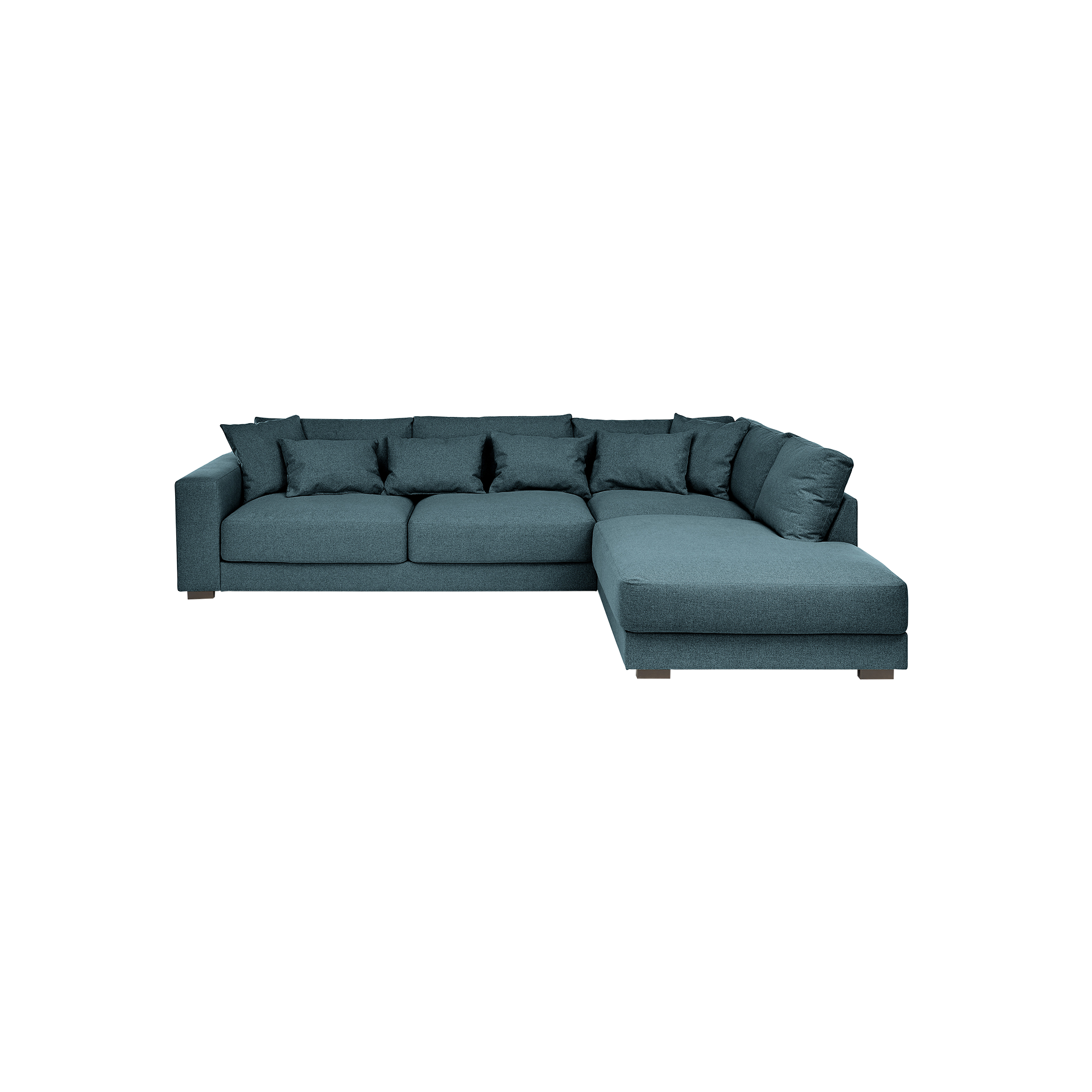 Ecksofa Diego Blau
