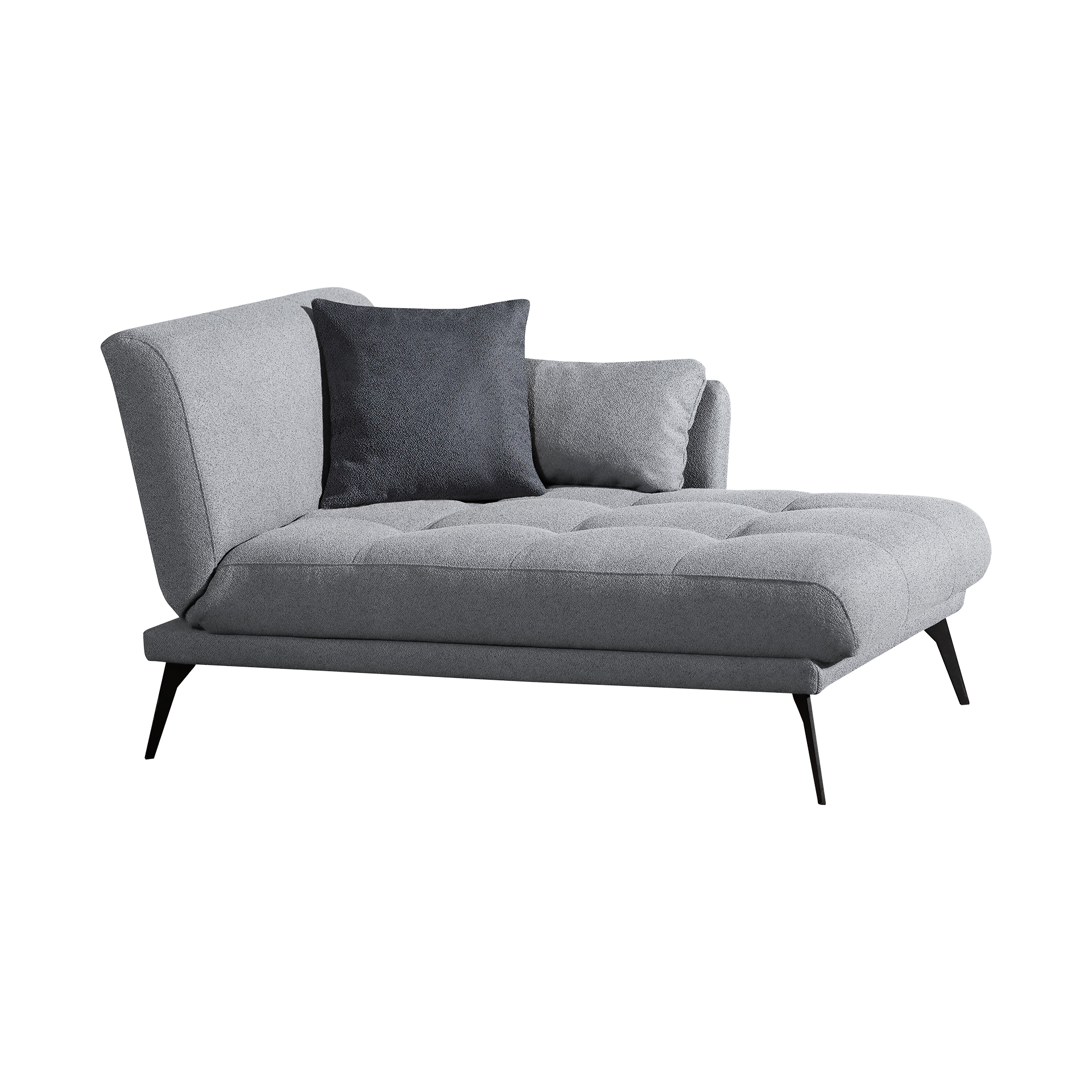 Recamiere Amira Bezug Silbergrau Recamiere Amira Bezug Silbergrau