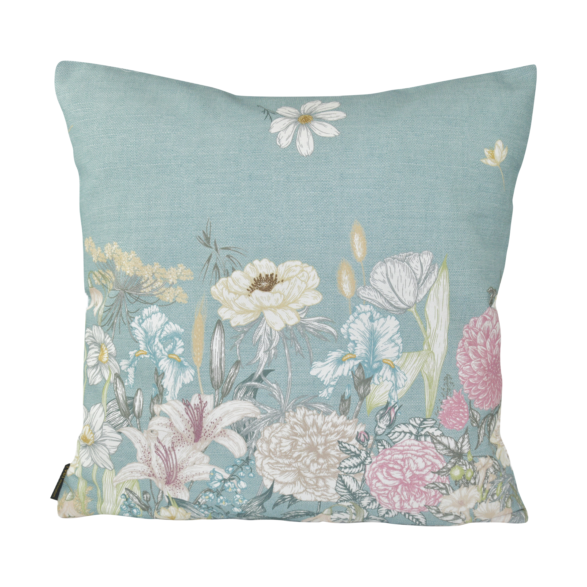 Kissenhülle Belinda Türkis 50x50 Kissenhülle Belinda Türkis 50x50