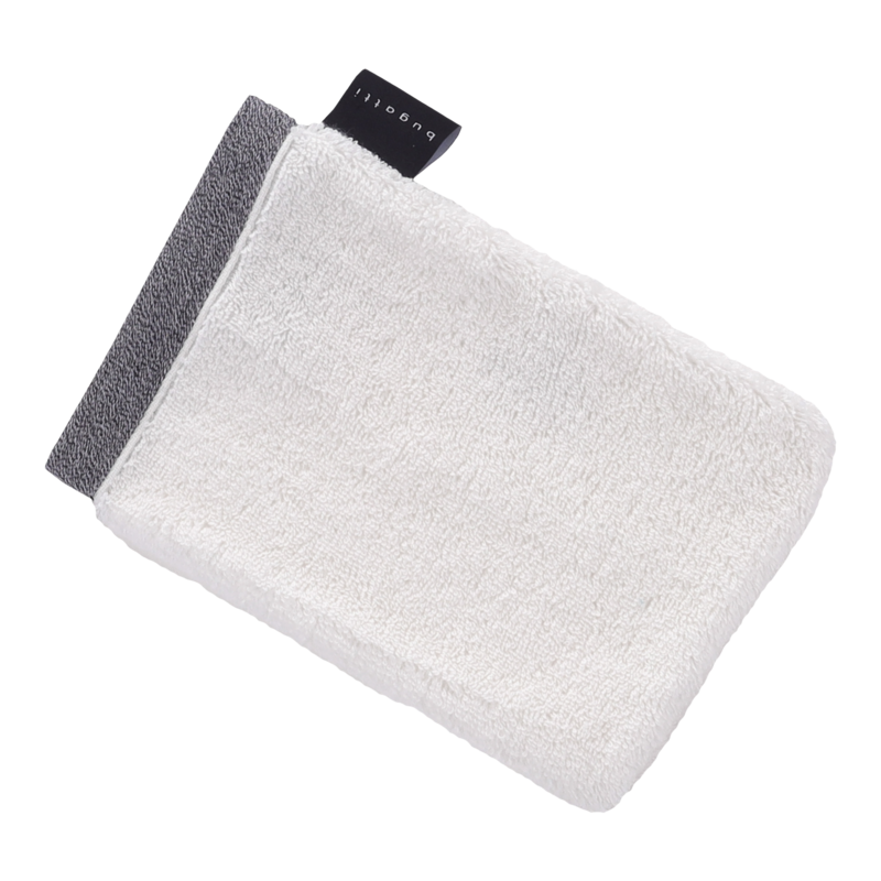 bugatti Waschhandschuh Prato Weiß 16x22cm