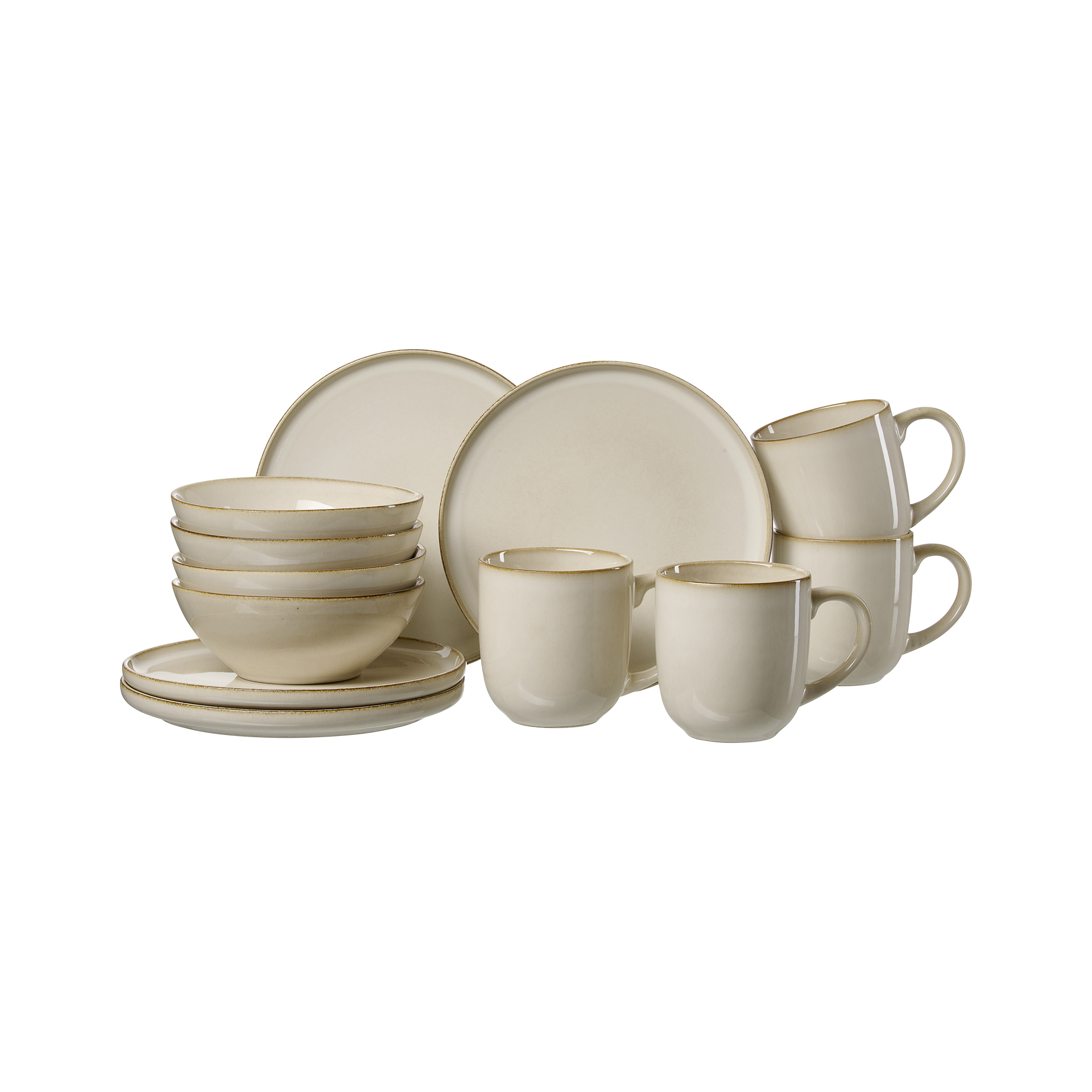 Kaffeeservice Olivia 12-teilig Beige Kaffeeservice Olivia 12-teilig Beige