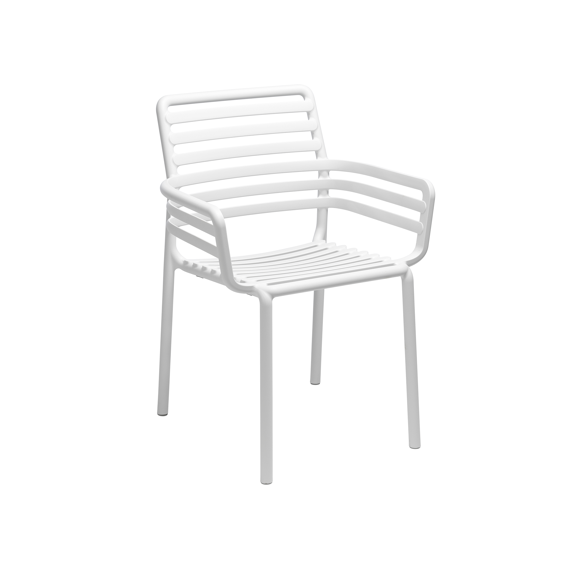 Nardi Armlehnstuhl Doga Bianco stapelbar