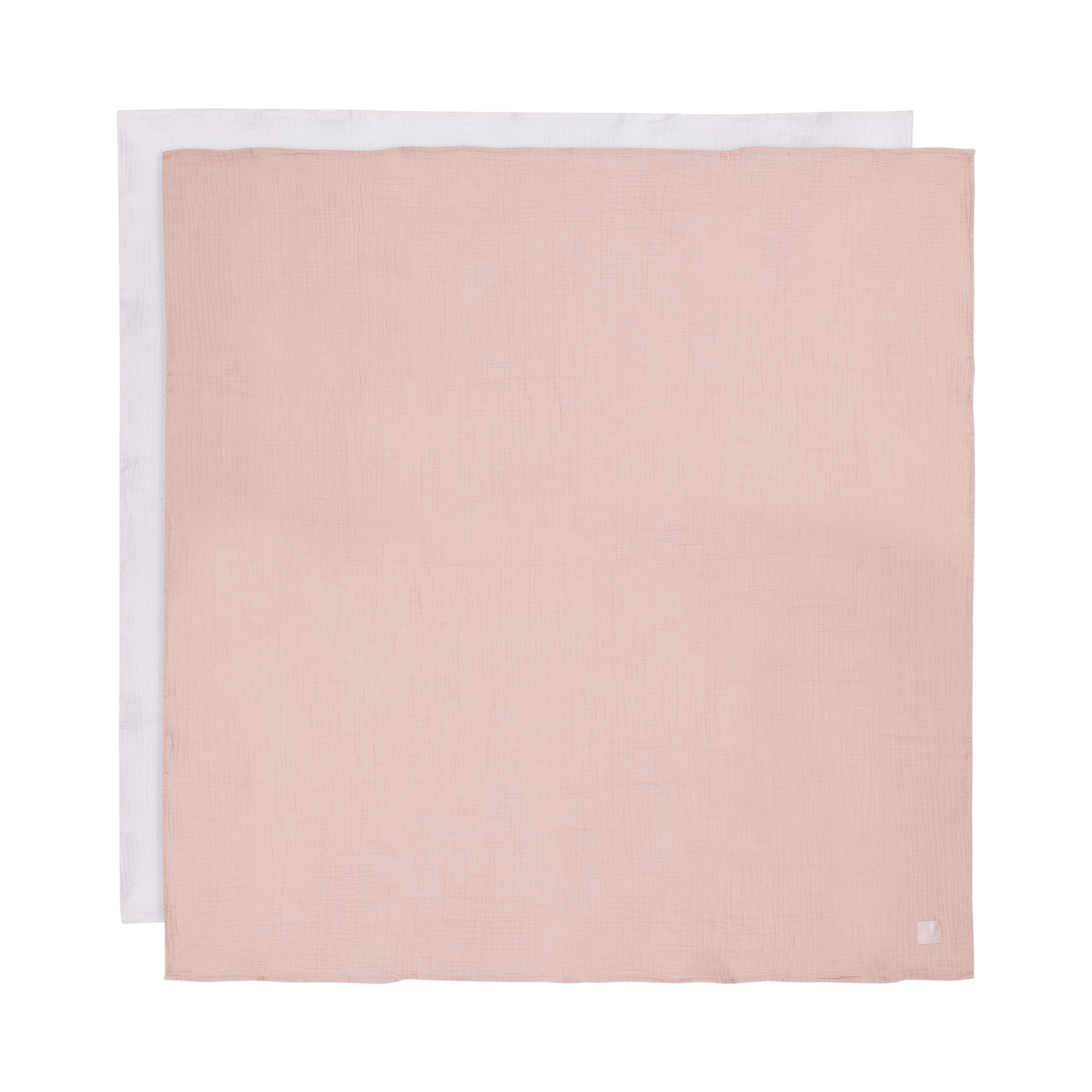 Mull-Windel Hydrophil 2-teilig pale pink Mull-Windel Hydrophil 2-teilig pale pink