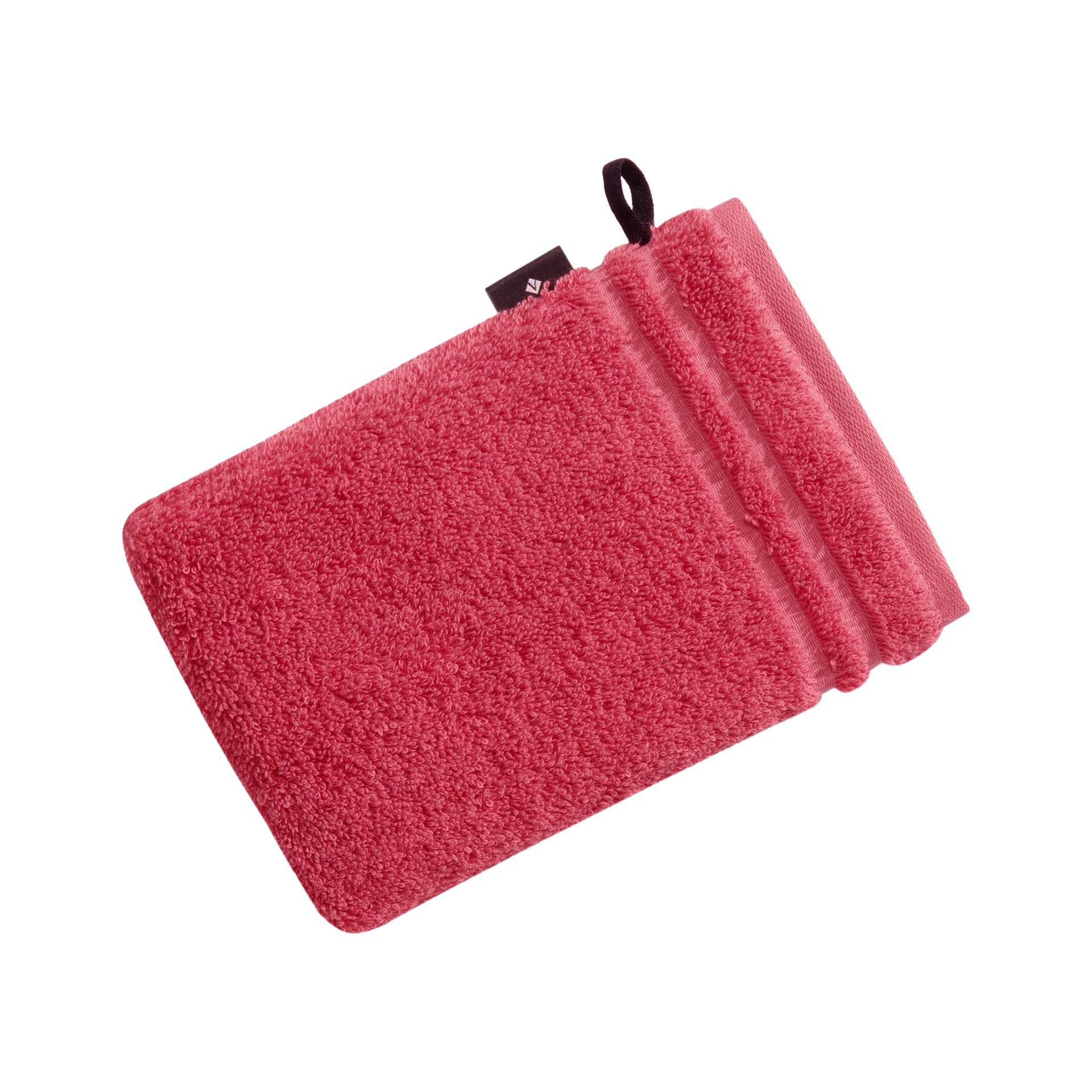 Vossen Waschhandschuh Vienna Maroon 16x22cm Vossen Waschhandschuh Vienna Maroon 16x22cm