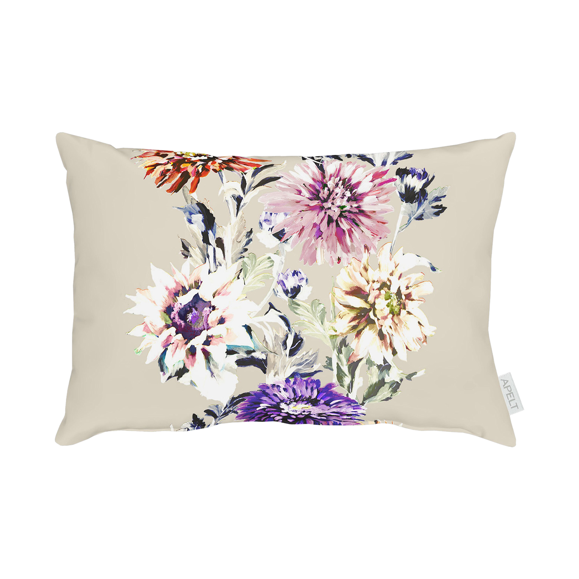 Kissen Herbstblumentraum Mehrfarbig 35x50cm