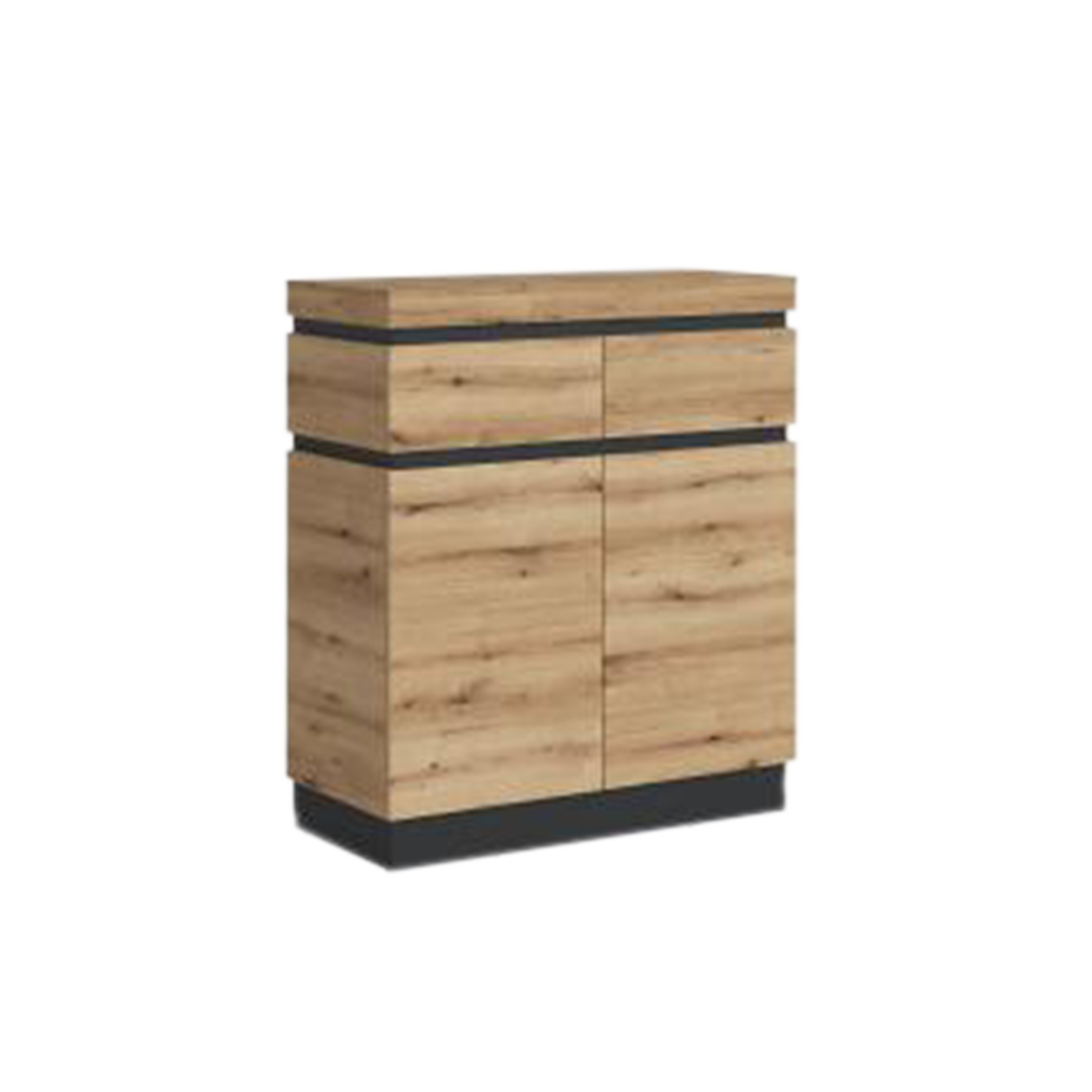 Schuhschrank Conny Eichefarben