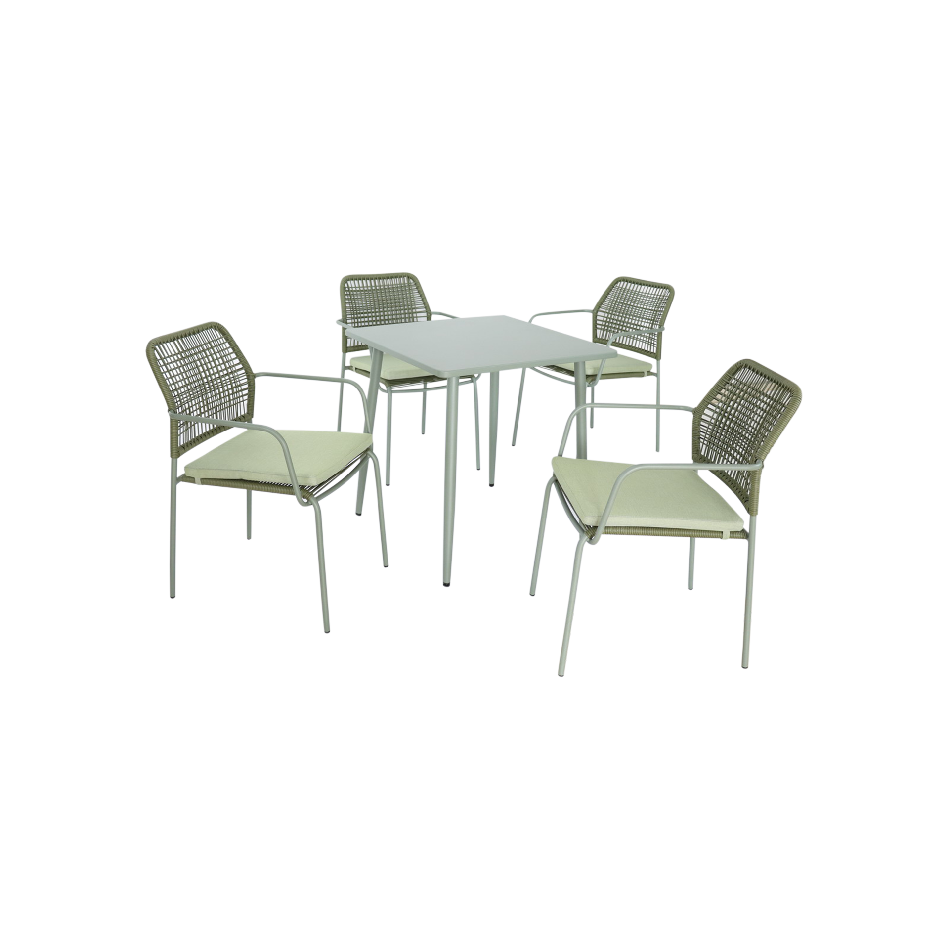 Hogarden Gartentisch Sole Grün 70*70*72.5