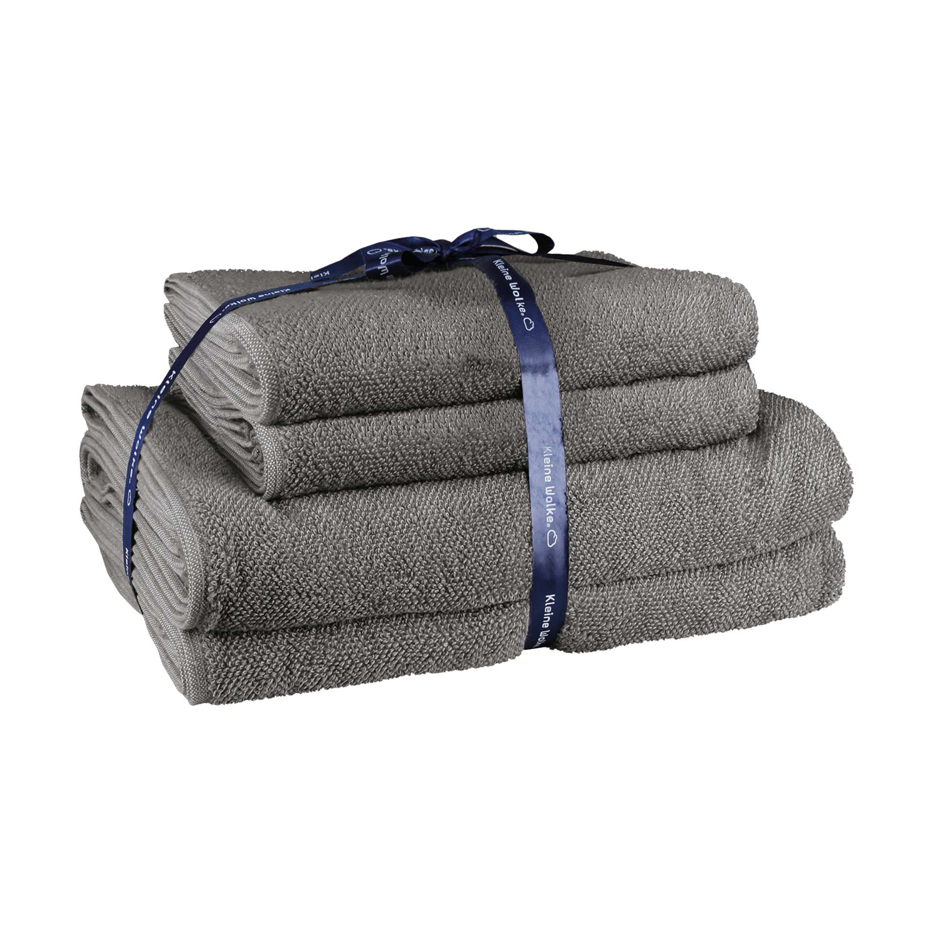 kleine Wolke Handtuch Chill Anthrazit 70x140 50x100cm kleine Wolke Handtuch Chill Anthrazit 70x140 50x100cm