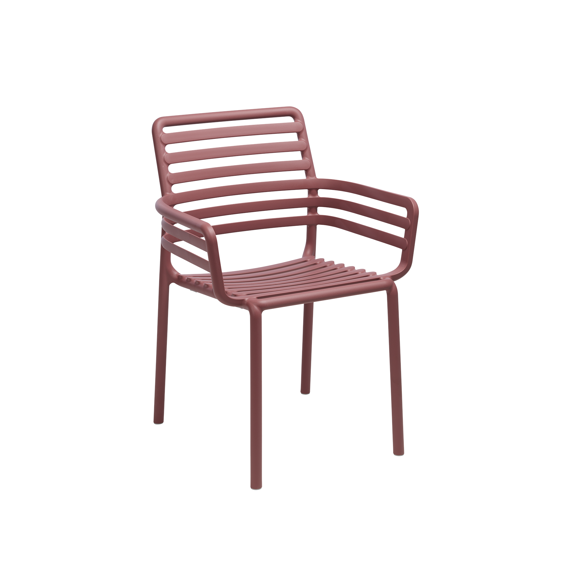Nardi Armlehnstuhl Doga Marsala stapelbar Nardi Armlehnstuhl Doga Marsala stapelbar