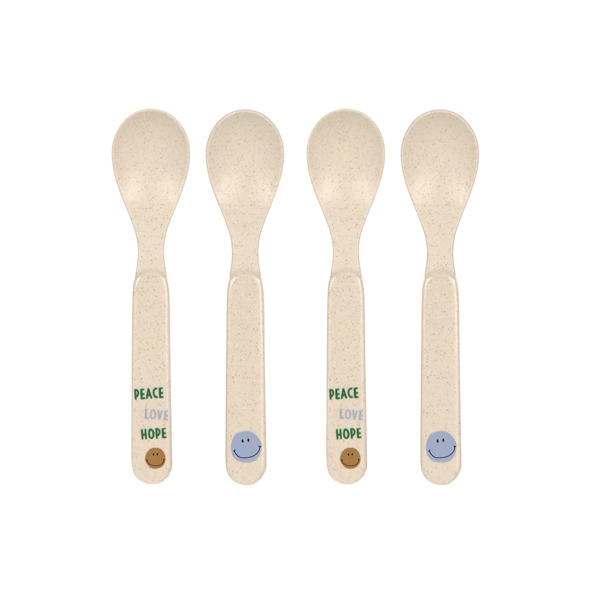Löffel Happy Rascals 4-teilig Smile sky blue Löffel Happy Rascals 4-teilig Smile sky blue