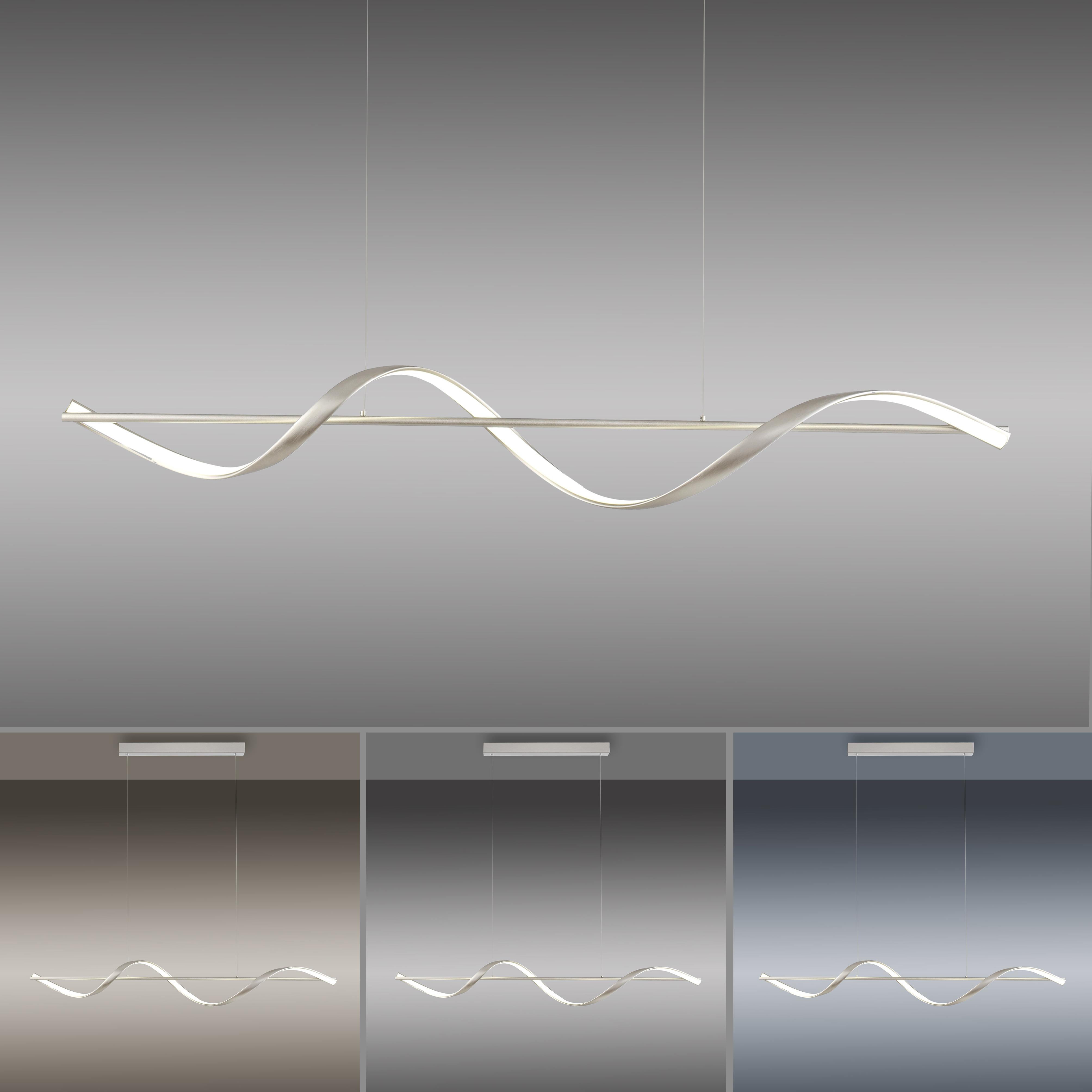 Pendelleuchte Q-SWING Silber Pendelleuchte Q-SWING Silber