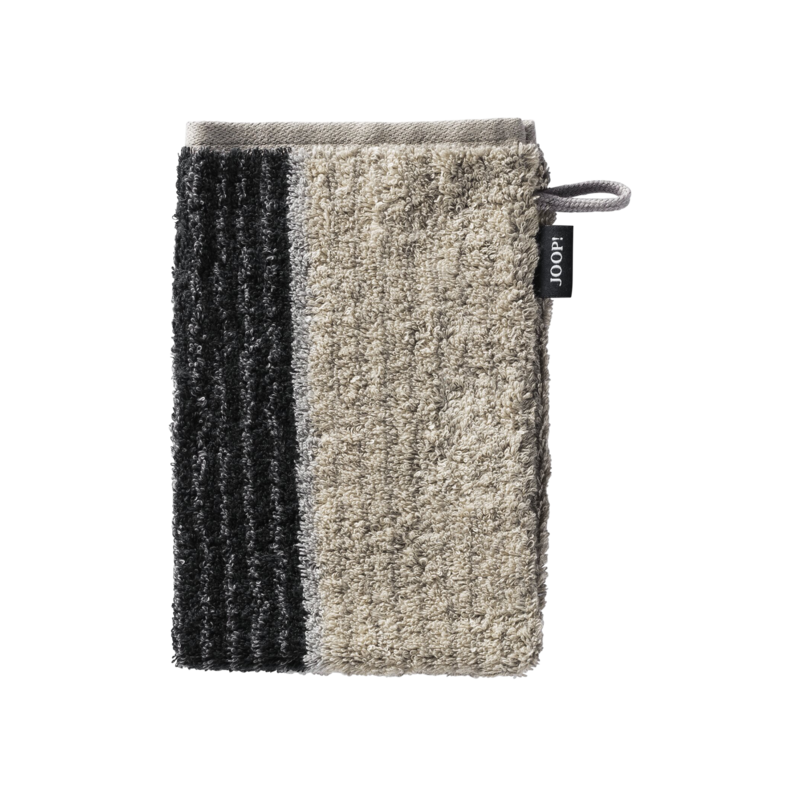 JOOP! Waschhandschuh Signature Graphit 16x22cm JOOP! Waschhandschuh Signature Graphit 16x22cm