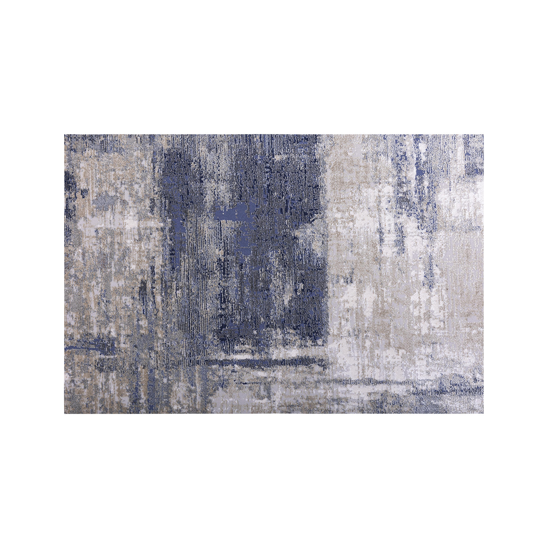Teppich Atlantis 140x200cm blau hellbeige Teppich Atlantis 140x200cm blau hellbeige