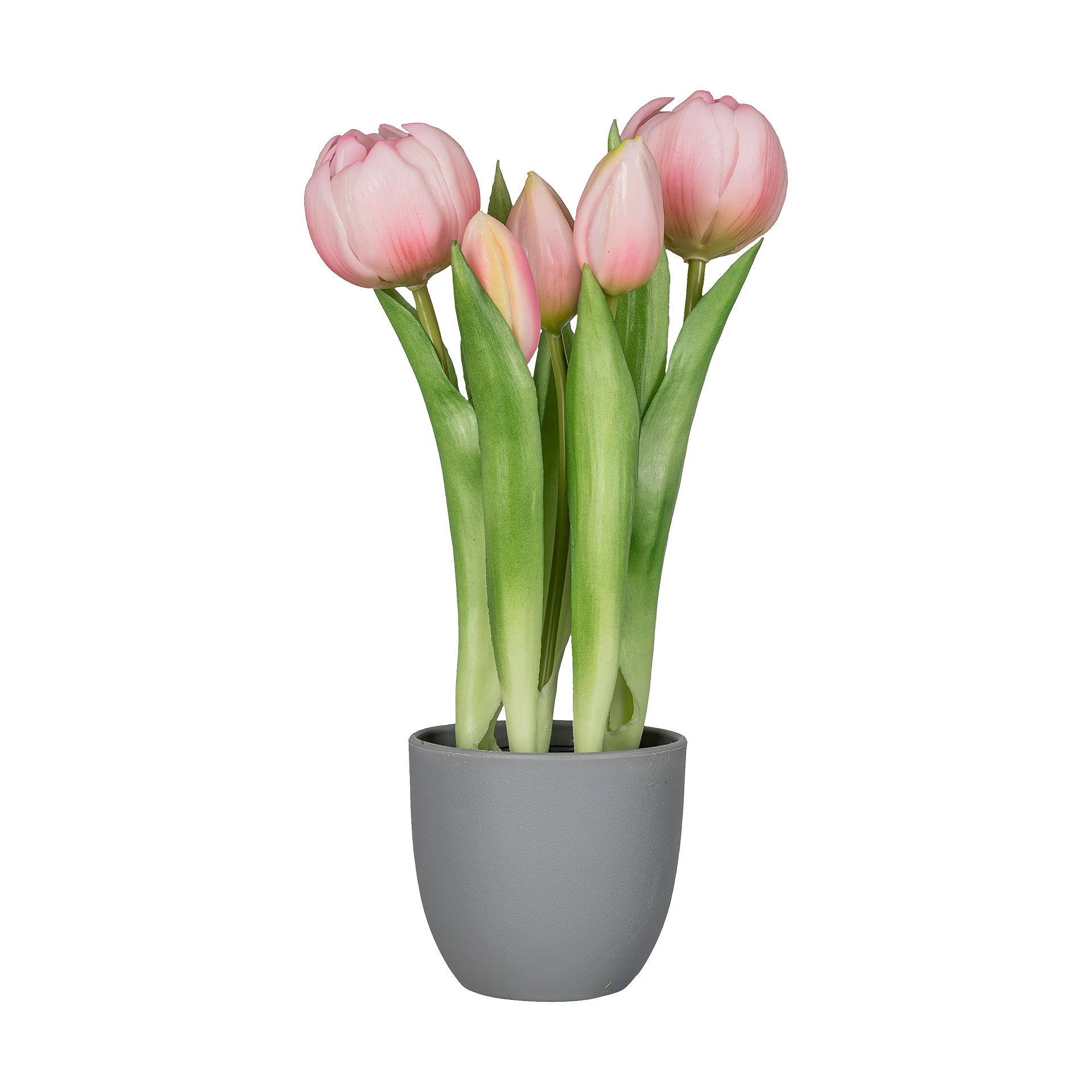 Kunstpflanze Tulpen Hellrosa-Grün-grau Kunstpflanze Tulpen Hellrosa-Grün-grau
