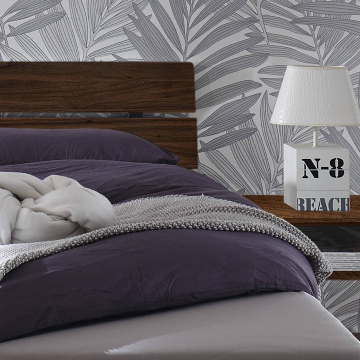 HASENA Bett Prato Gestell Nussbaum 120x200 cm HASENA Bett Prato Gestell Nussbaum 120x200 cm