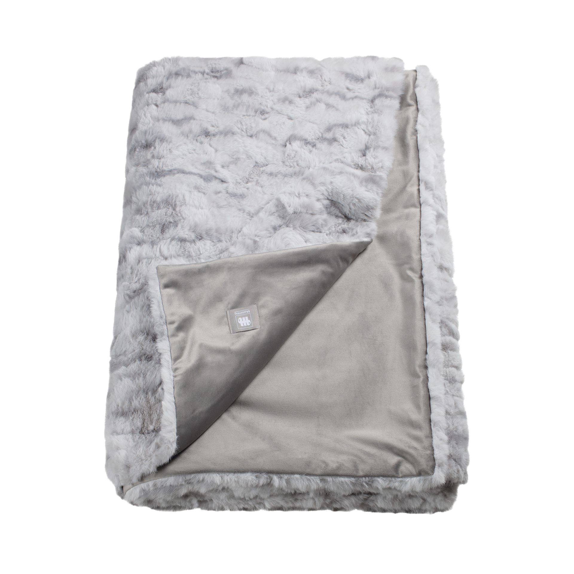 Musterring Decke Furry grau 130x170cm Musterring Decke Furry grau 130x170cm