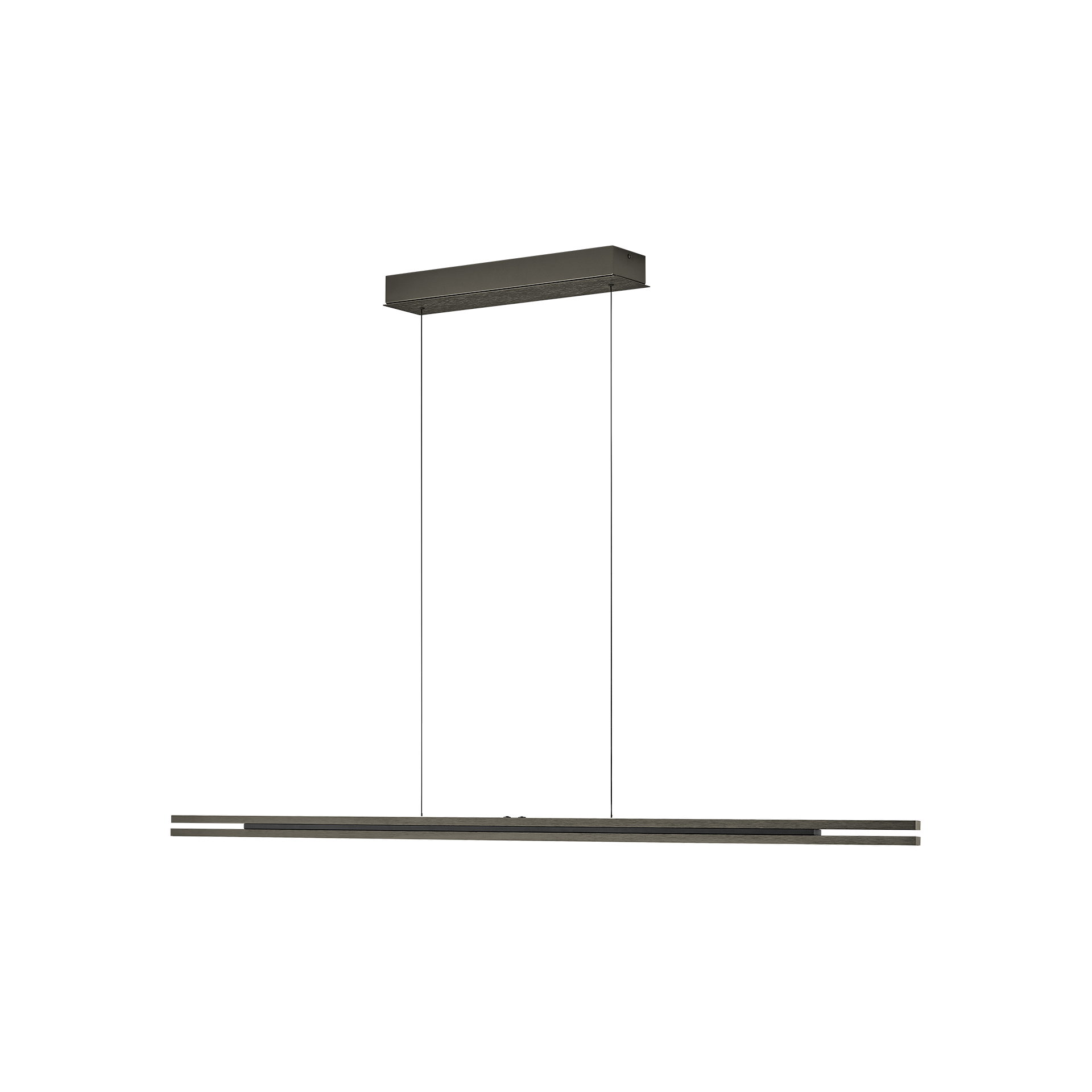 Pendelleuchte BEN Braun Bronze Silber Grau