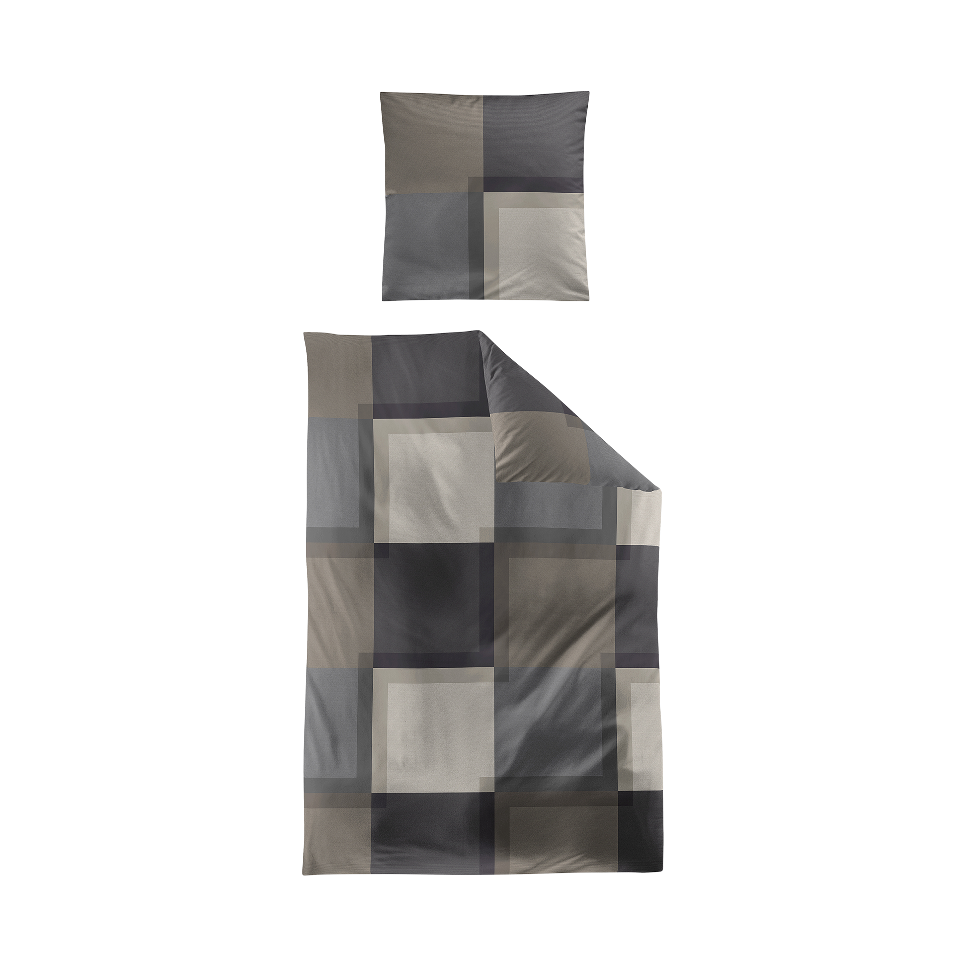 Satin Bettwäsche Wave Natur 135x200cm Satin Bettwäsche Wave Natur 135x200cm