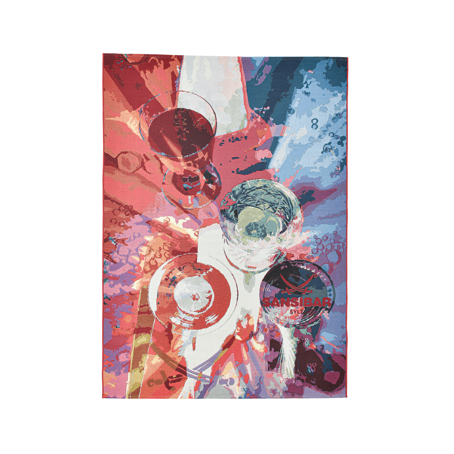 Outdoorteppich Sansibar Rantum Beach 130x190 Party Multicolor