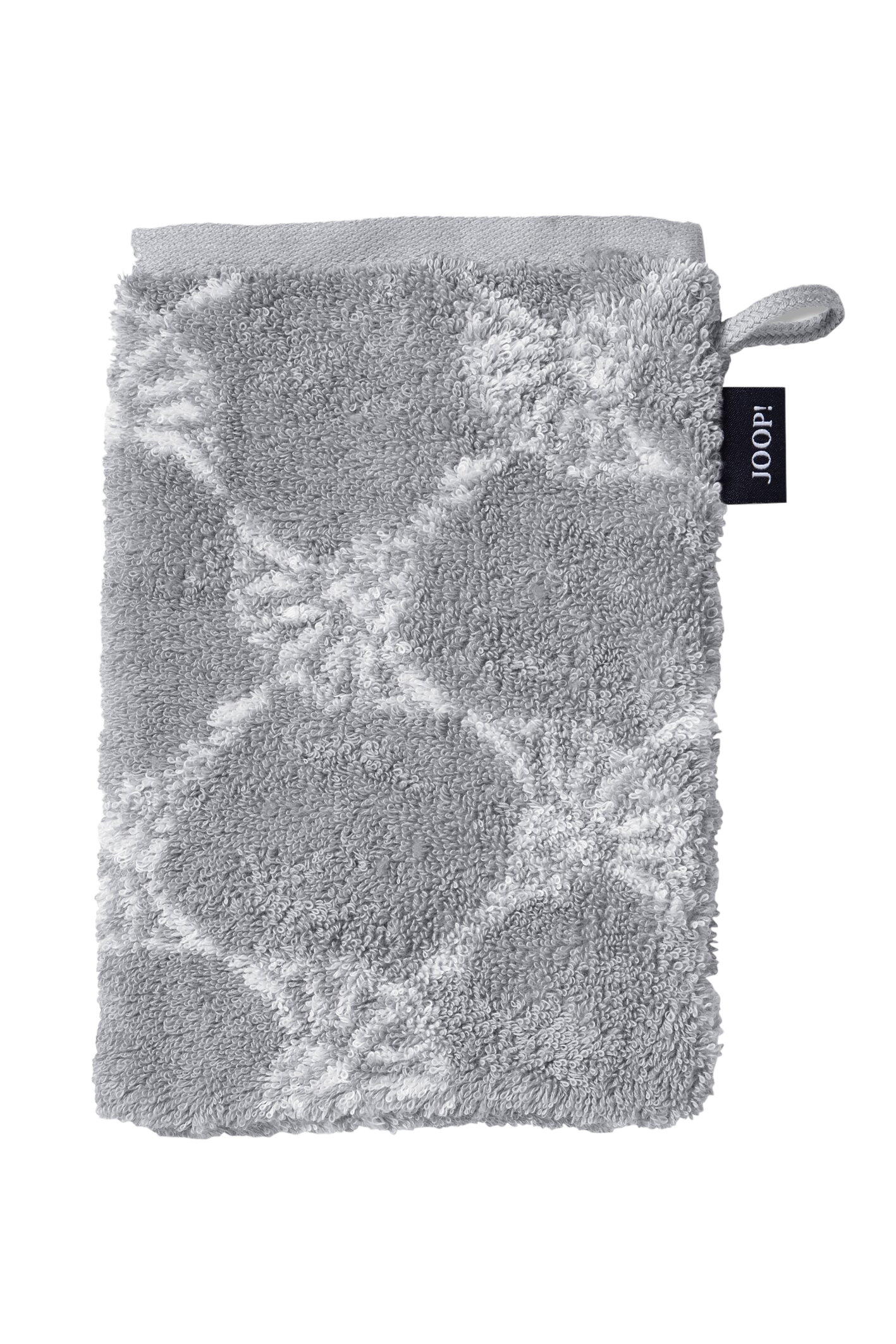 JOOP! Waschhandschuh Cornflower Weiss-silber 16x22cm JOOP! Waschhandschuh Cornflower Weiss-silber 16x22cm