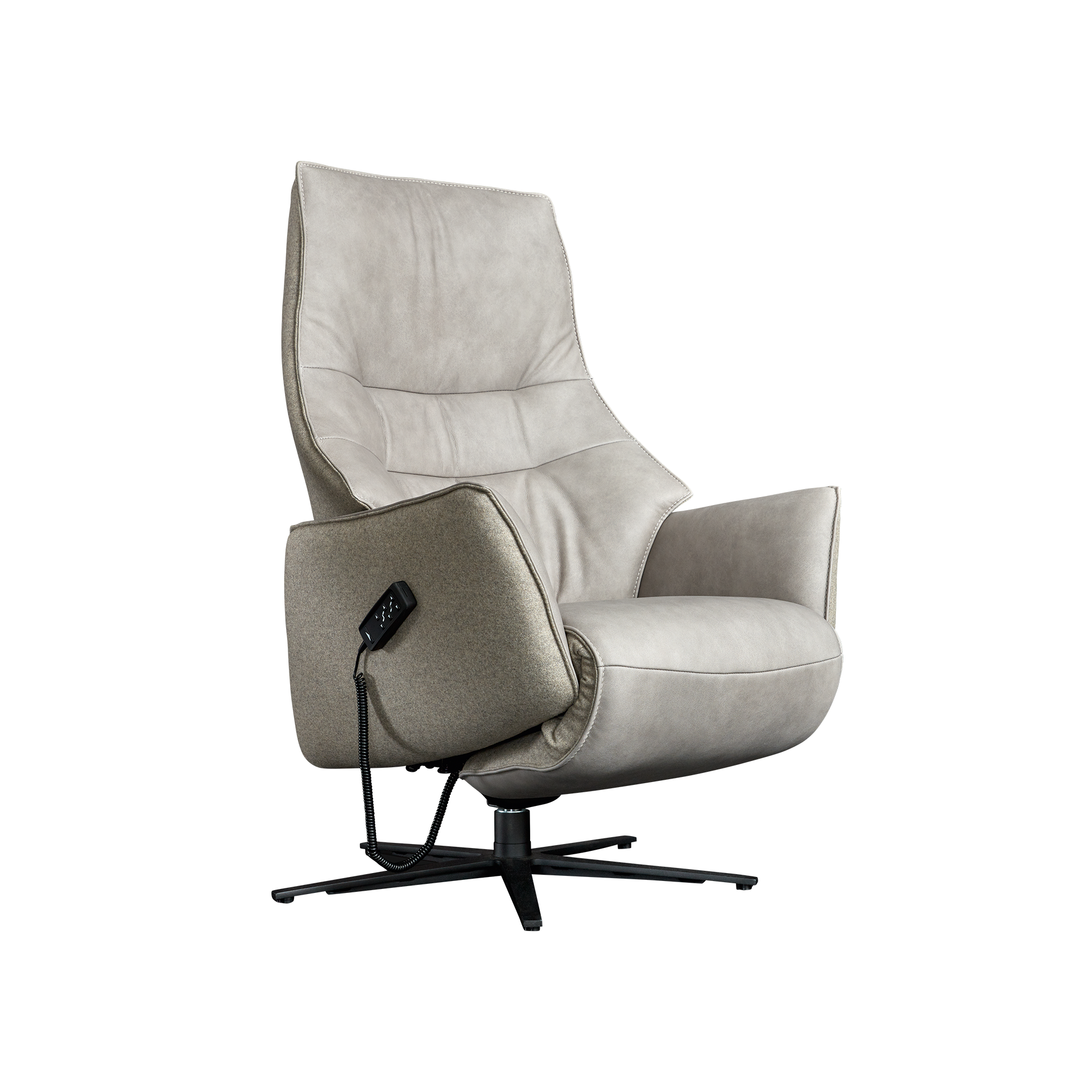 Sessel 7905 elektrisch verstellbar Leder Beige Sessel 7905 elektrisch verstellbar Leder Beige