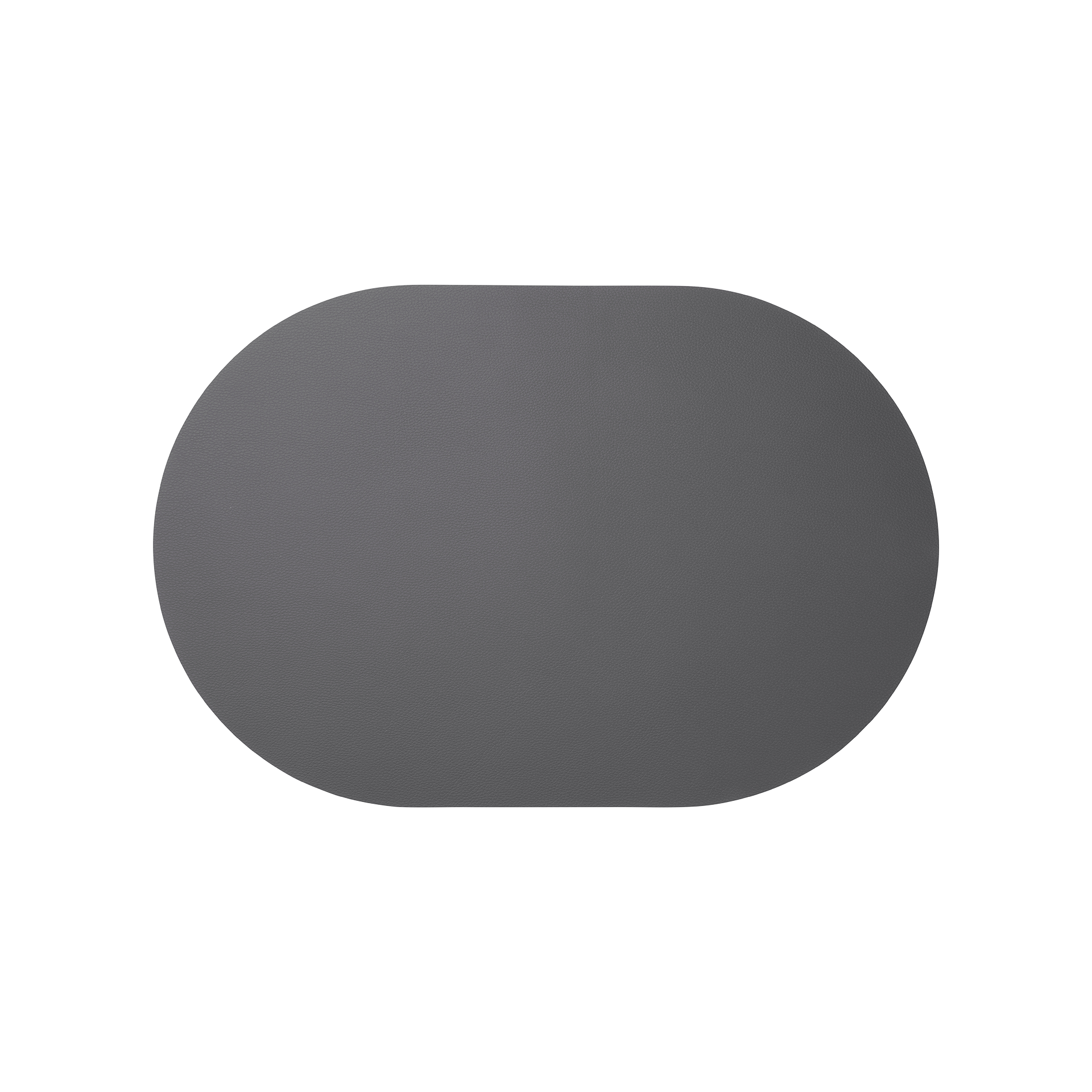 Tischset Leather optic Anthrazit matt