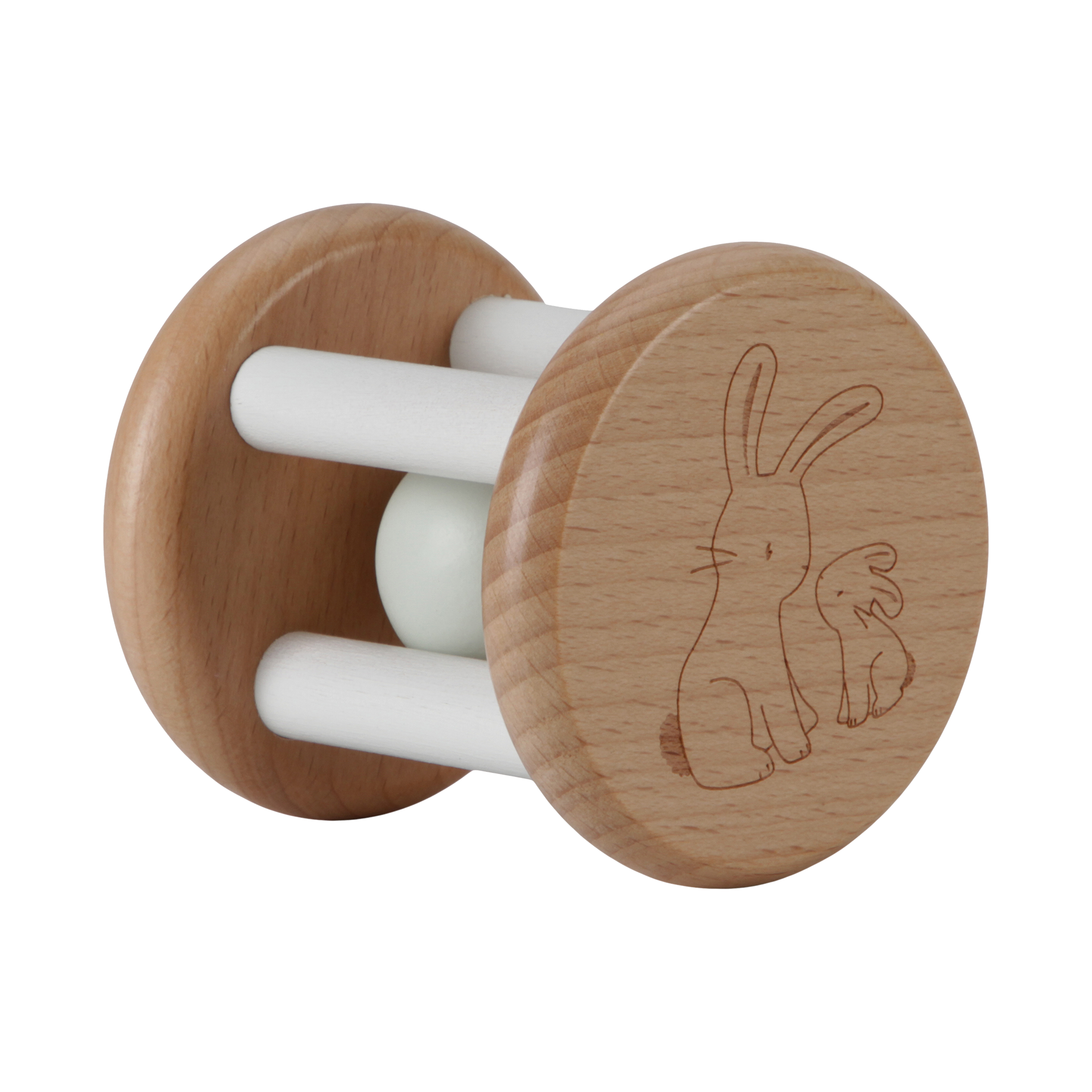 Holzspielzeug Little Dutch Rassel - Baby bunny Beige
