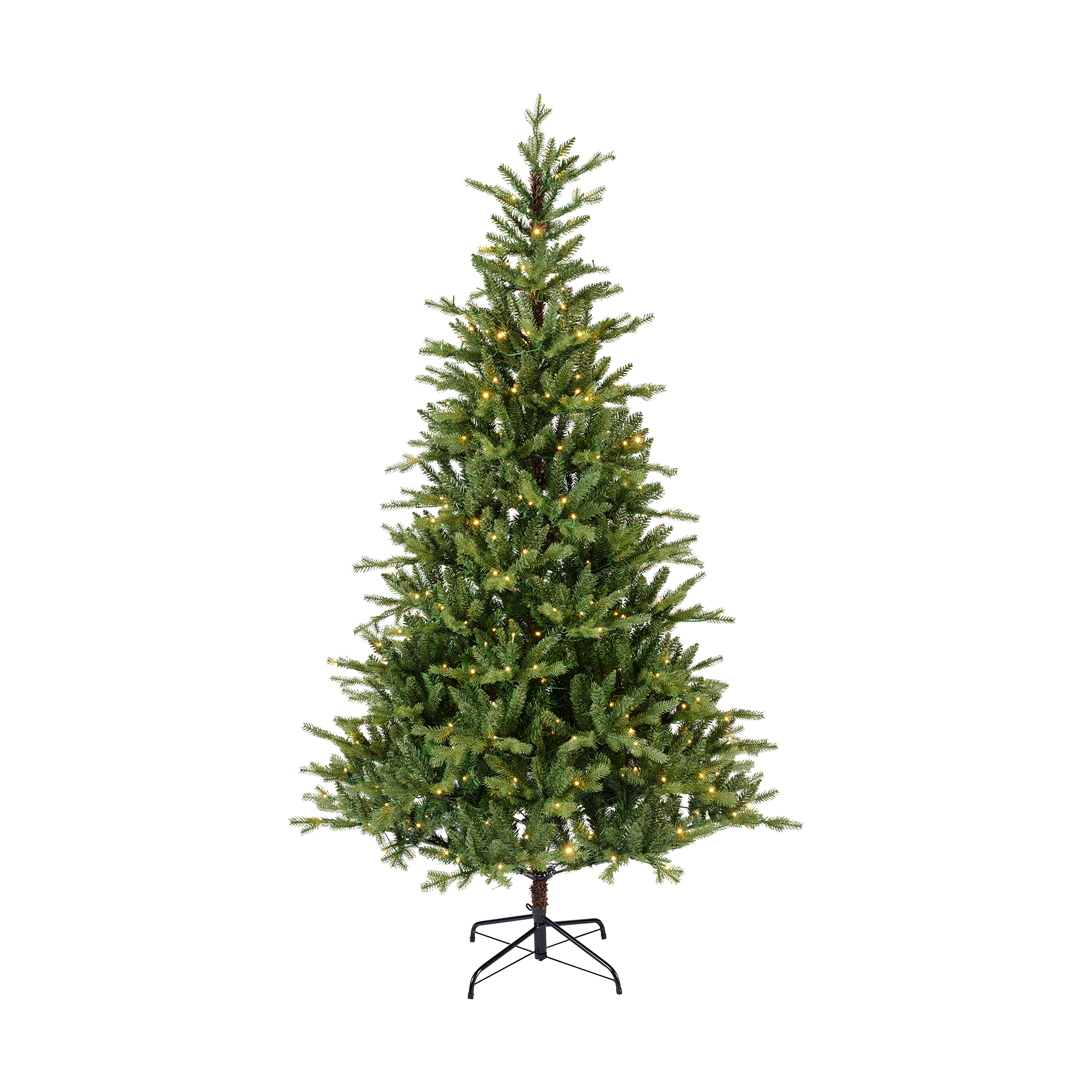 Kunstbaum grün/warmes weiss/klassisch warm