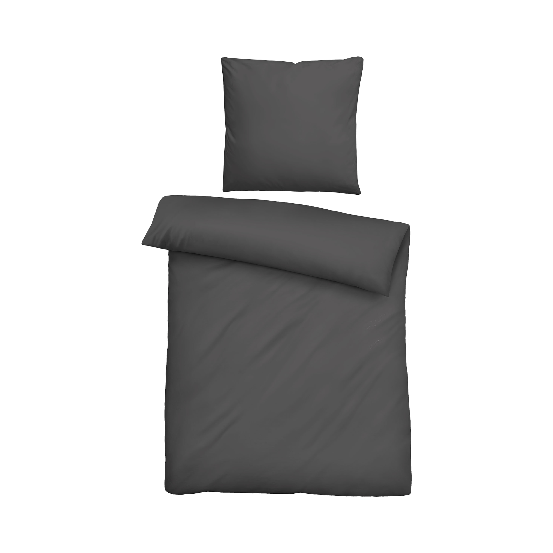 Tencel Bettwäsche uni Titanium 155x220cm