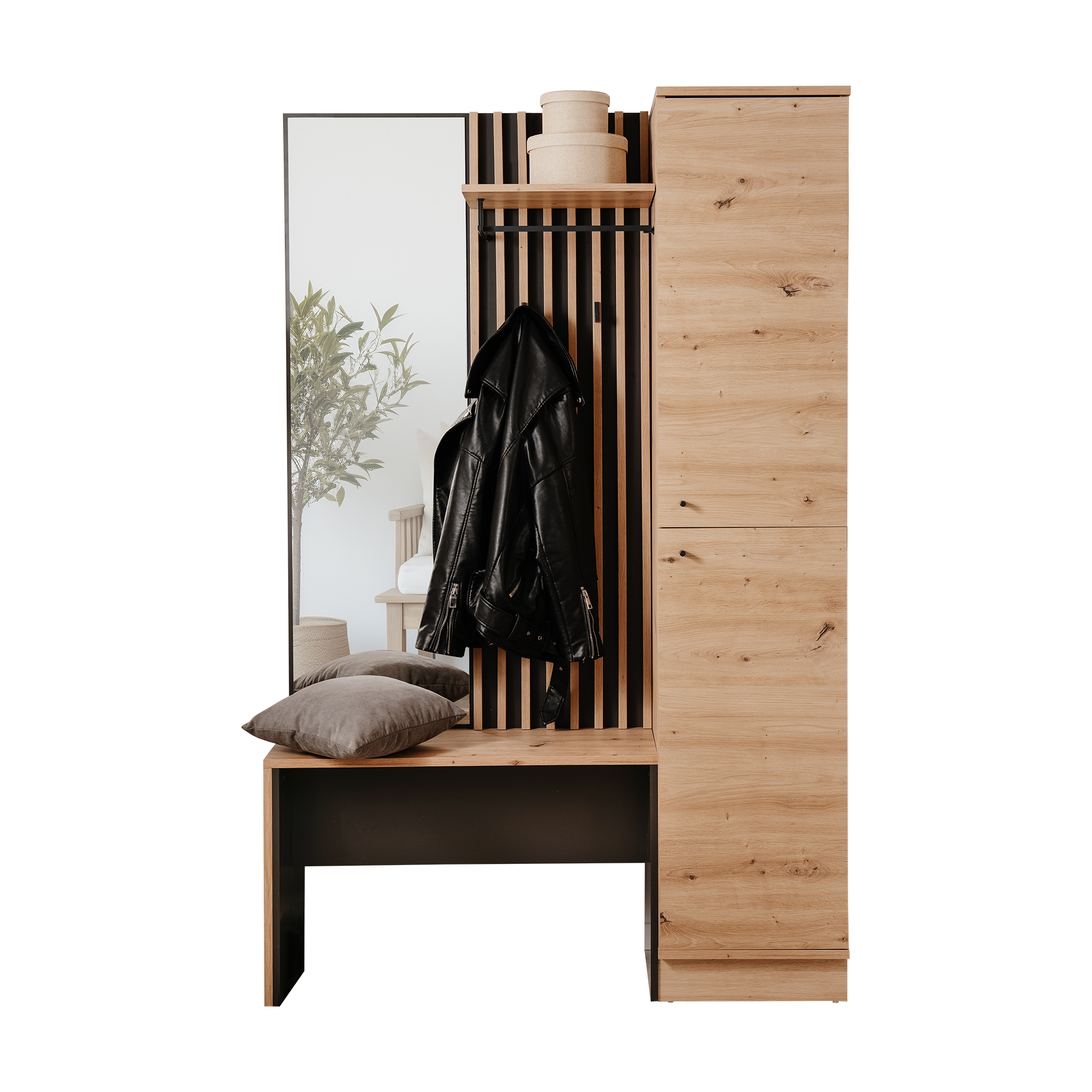 Garderoben-Set Medan Eichefarben Garderoben-Set Medan Eichefarben