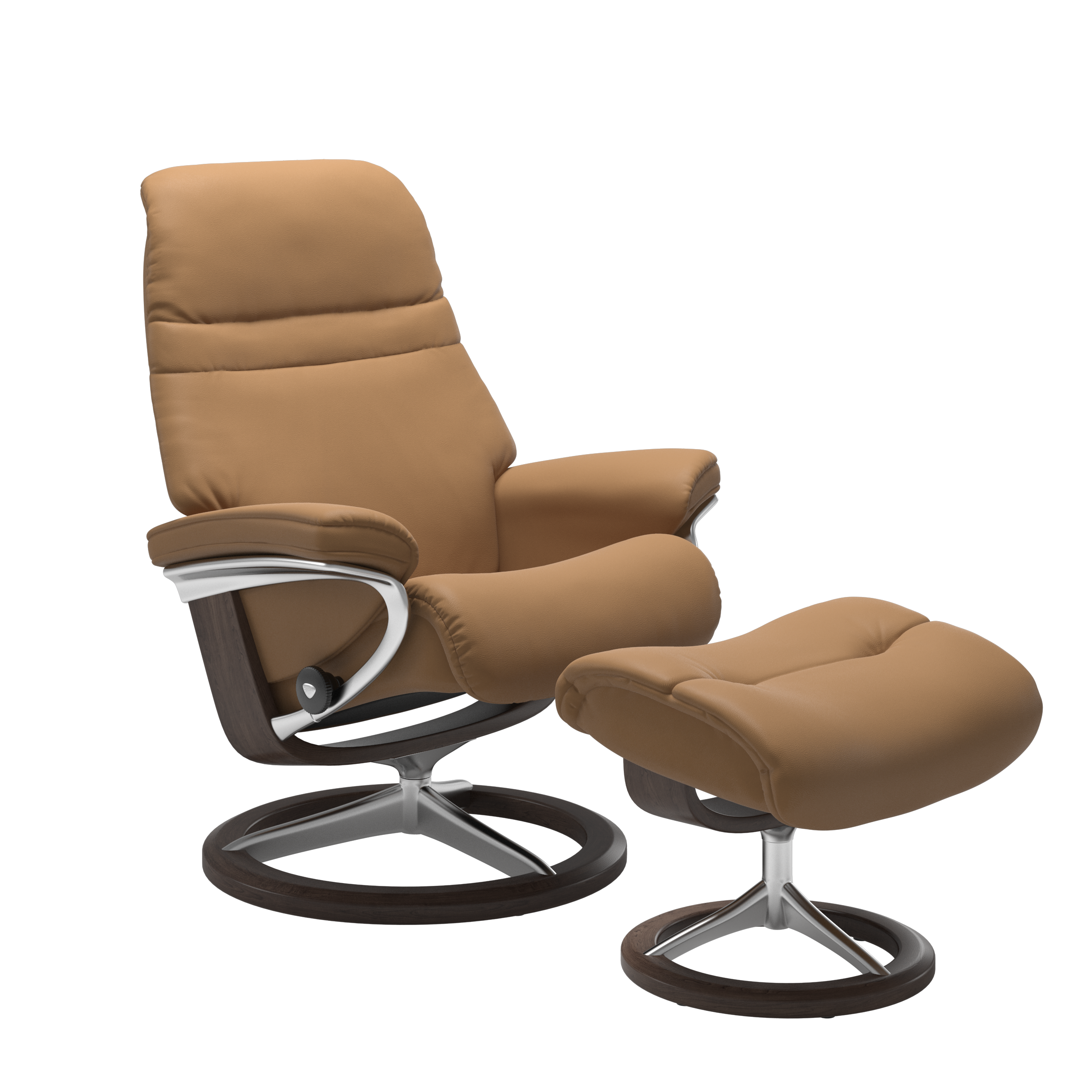 Stressless Relaxsessel mit Hocker Sunrise M M Leder Paloma 82 Special Taupe